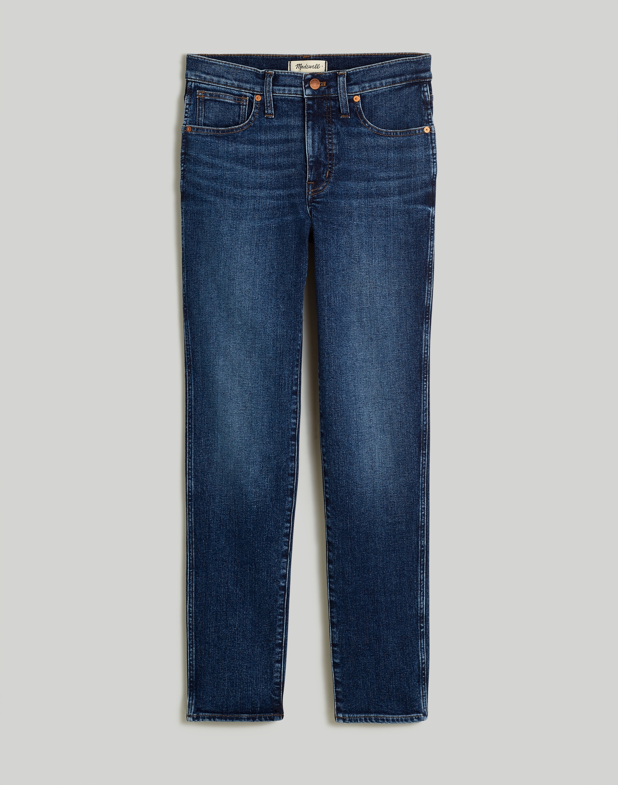 Mid-Rise Stovepipe Jeans in Harborton Wash