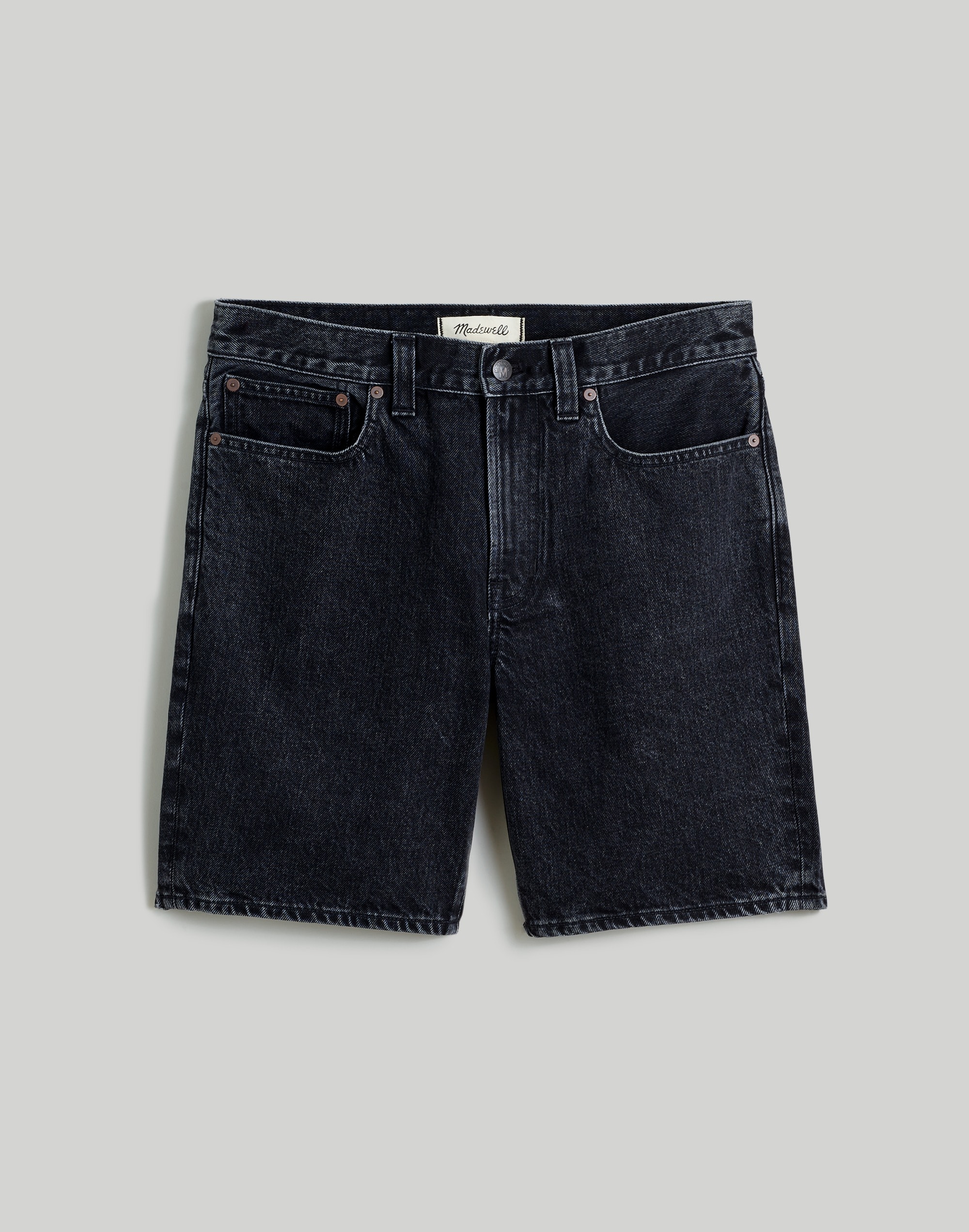 8" Denim Shorts Tumbled Black Wash | Madewell