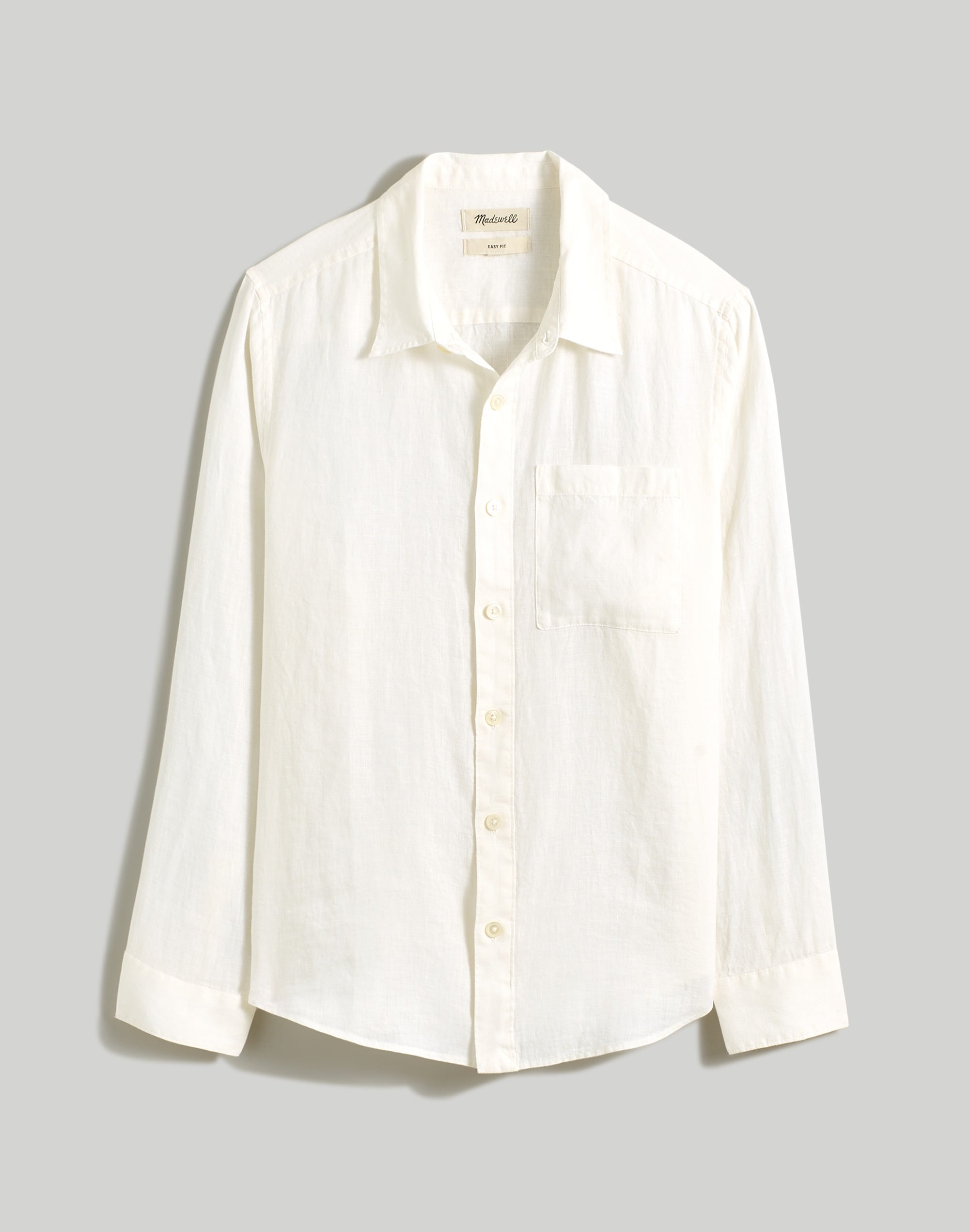 Linen Easy Long-Sleeve Shirt | Madewell