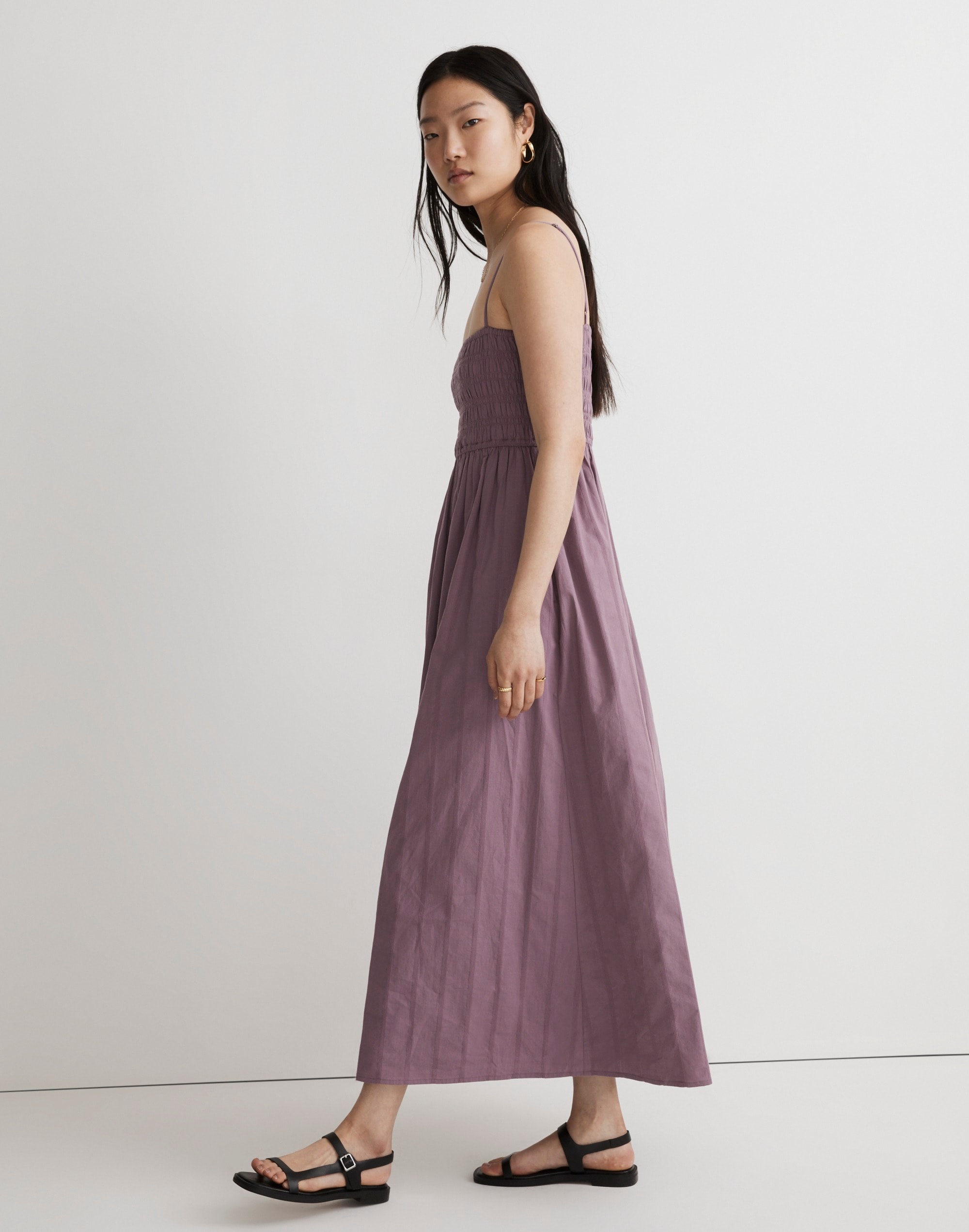 Theo Sleeveless Midi Dress | Madewell