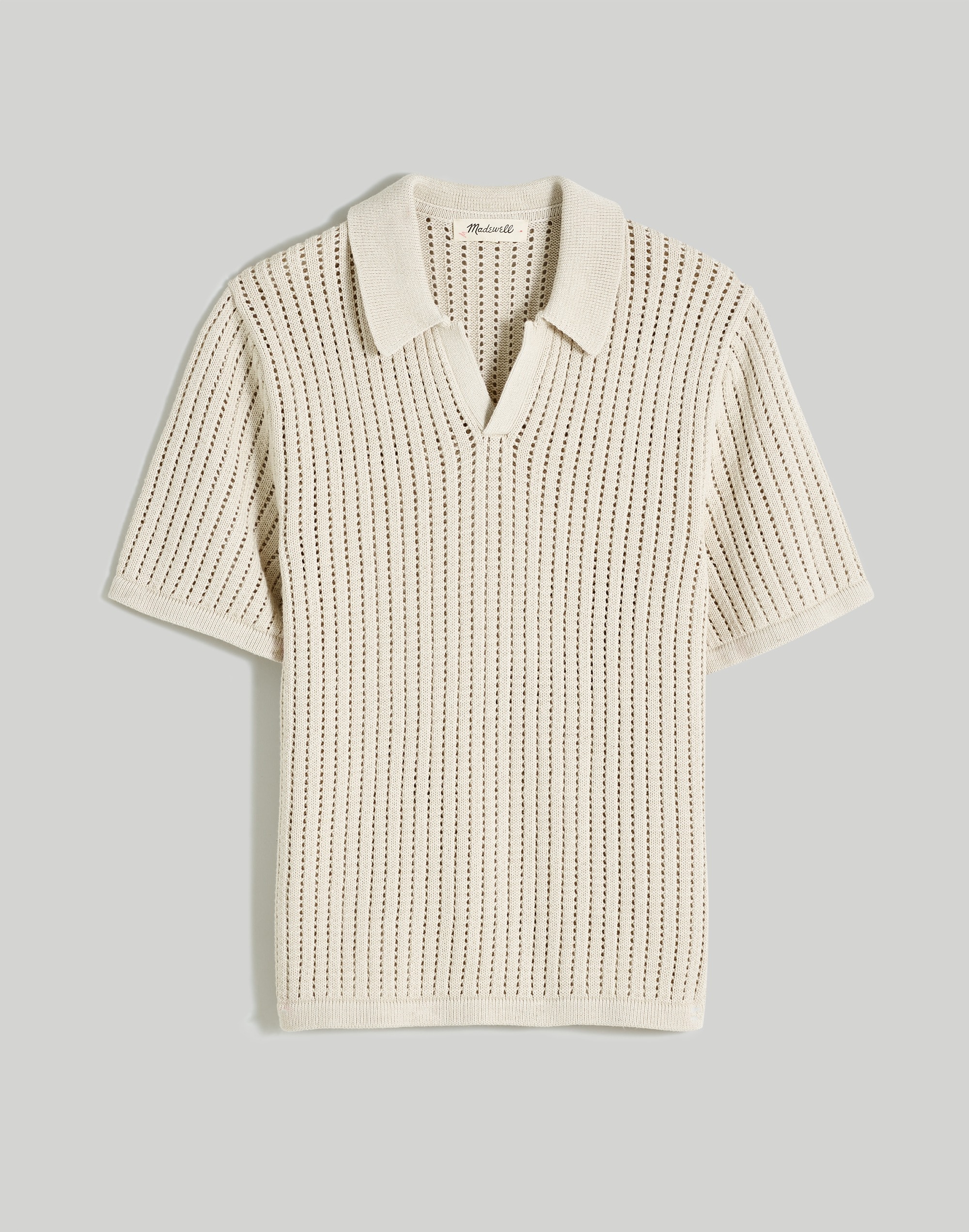 Johnny-Collar Sweater Polo | Madewell