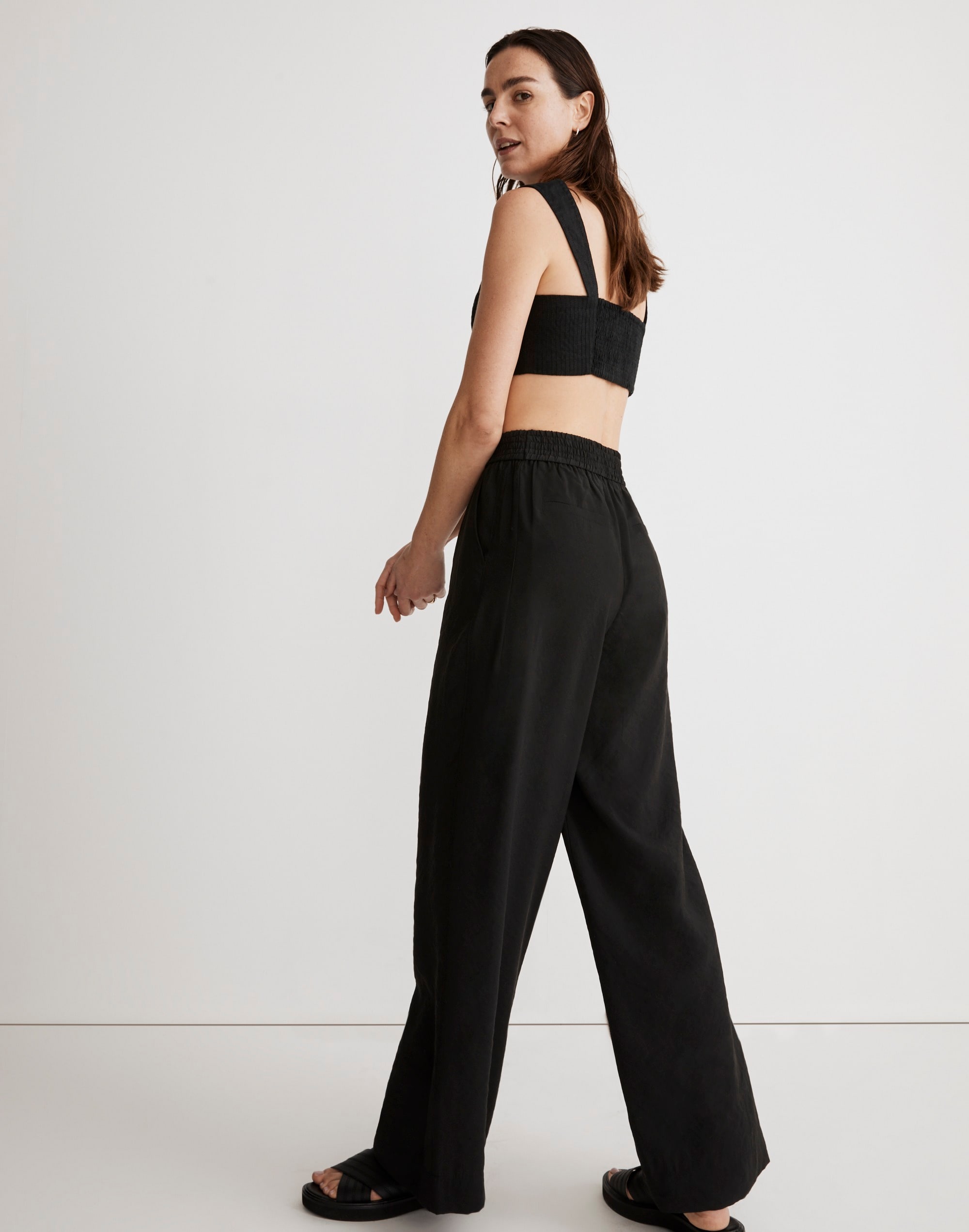 The Carley Wide-Leg Pant in Softdrape | Madewell