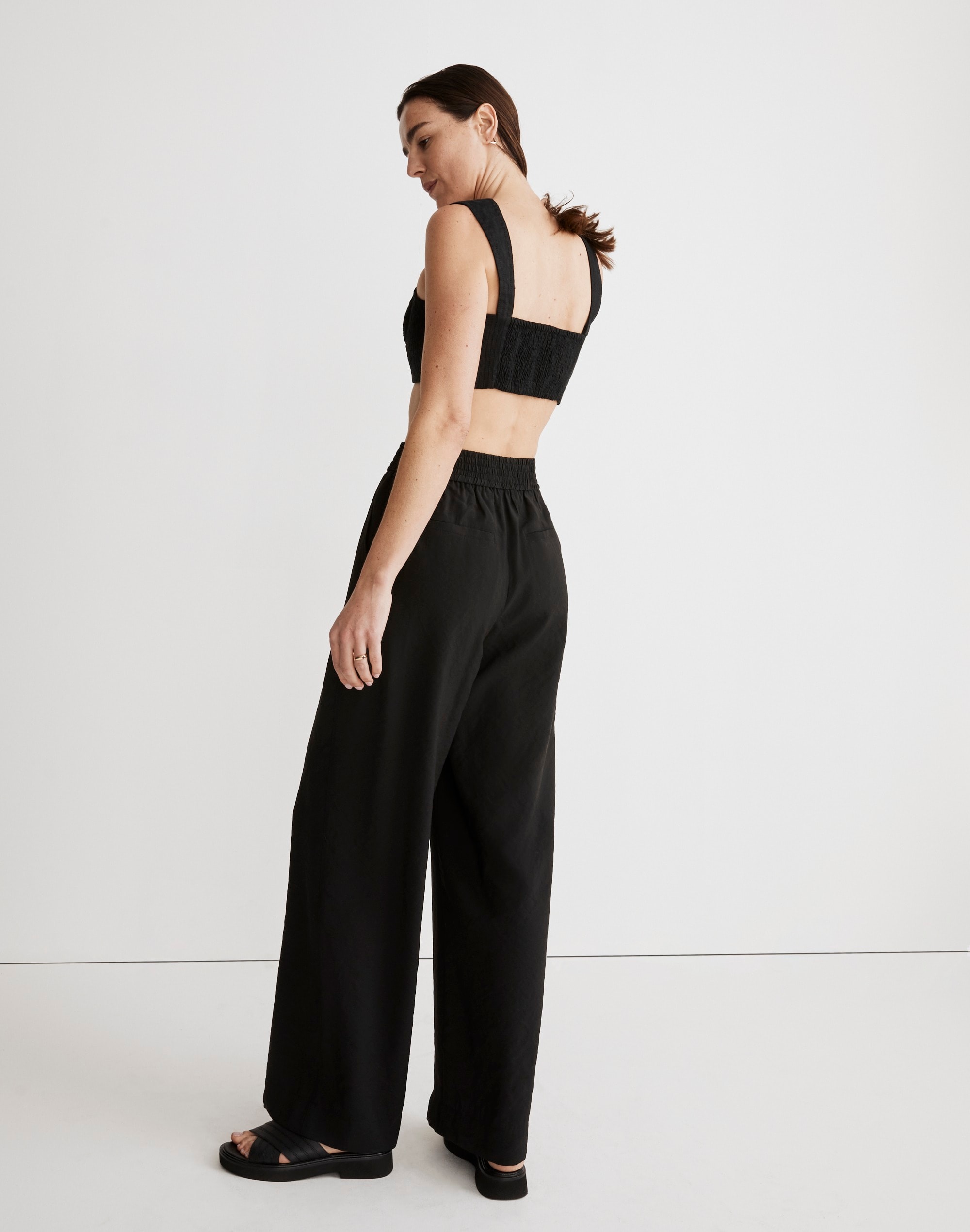 The Carley Wide-Leg Pant in Softdrape | Madewell