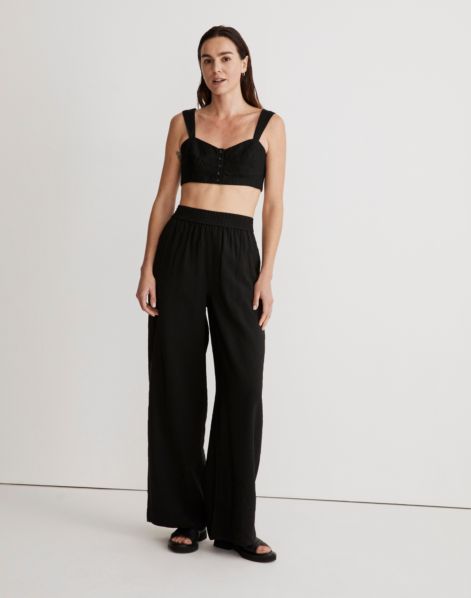 The Carley Wide-Leg Pant in Softdrape | Madewell