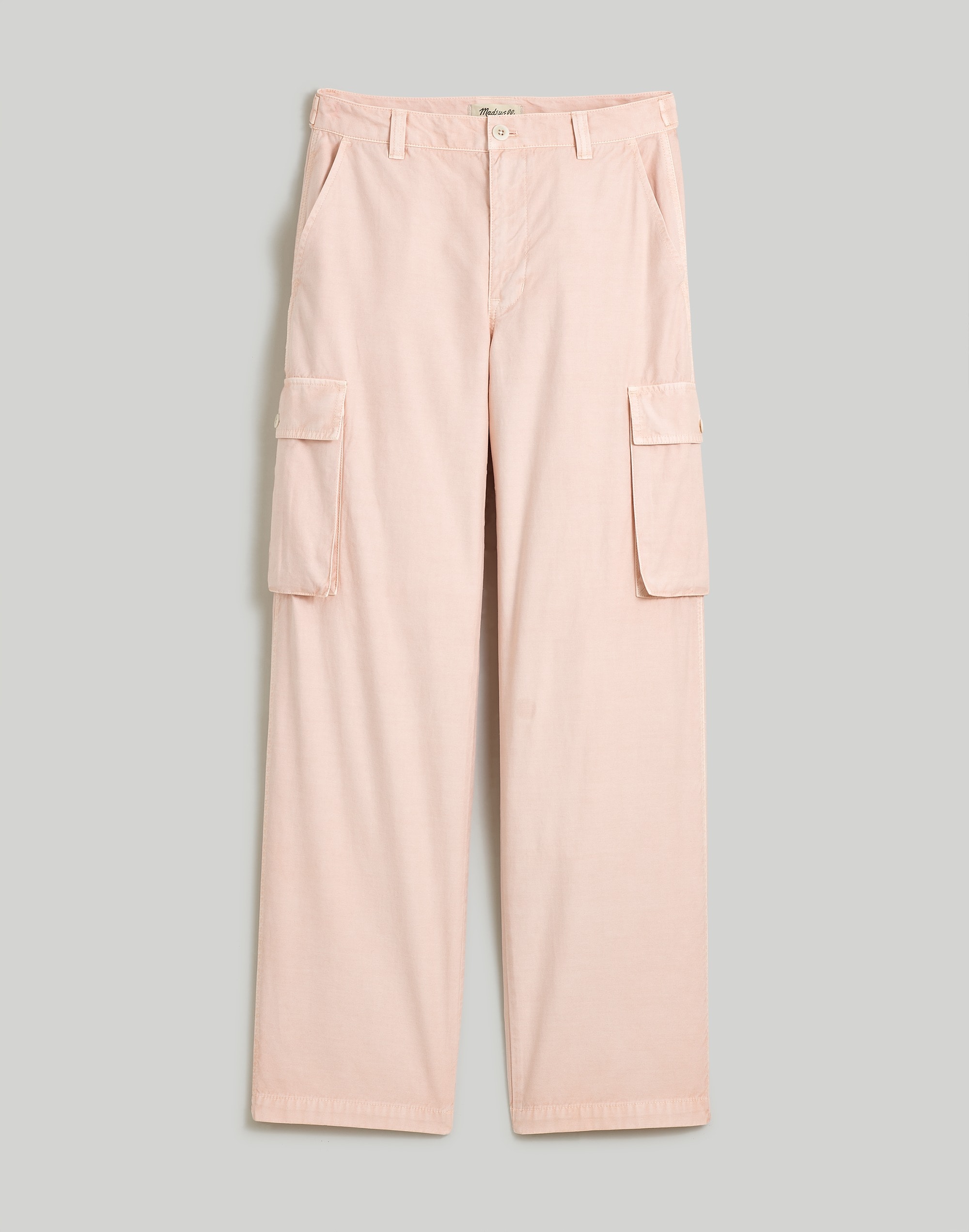 Garment-Dyed Low-Slung Straight Cargo Pants | Madewell