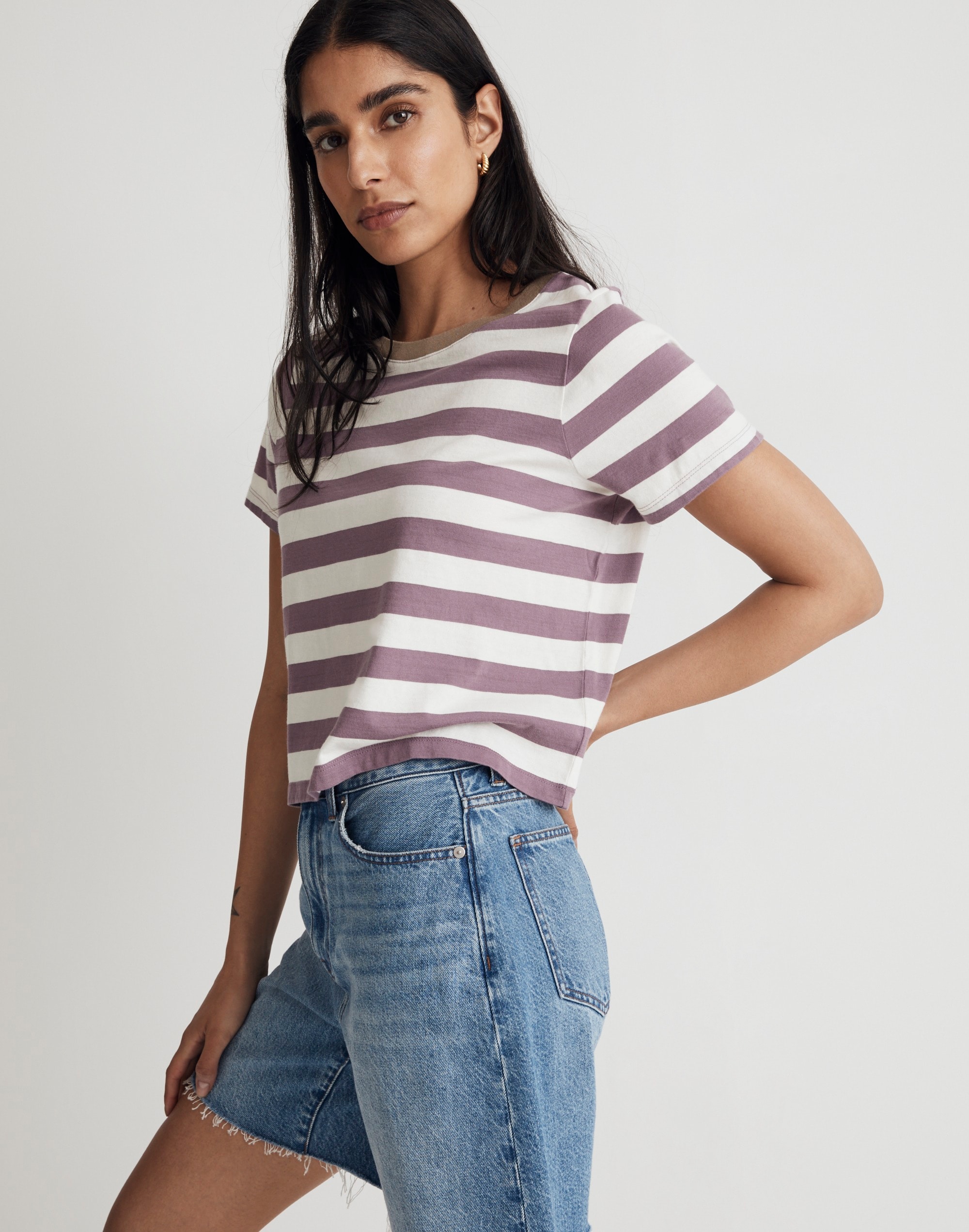 ALPHA INDUSTRIES RED SOX T - tommy jeans tjw cropped boxy stripe