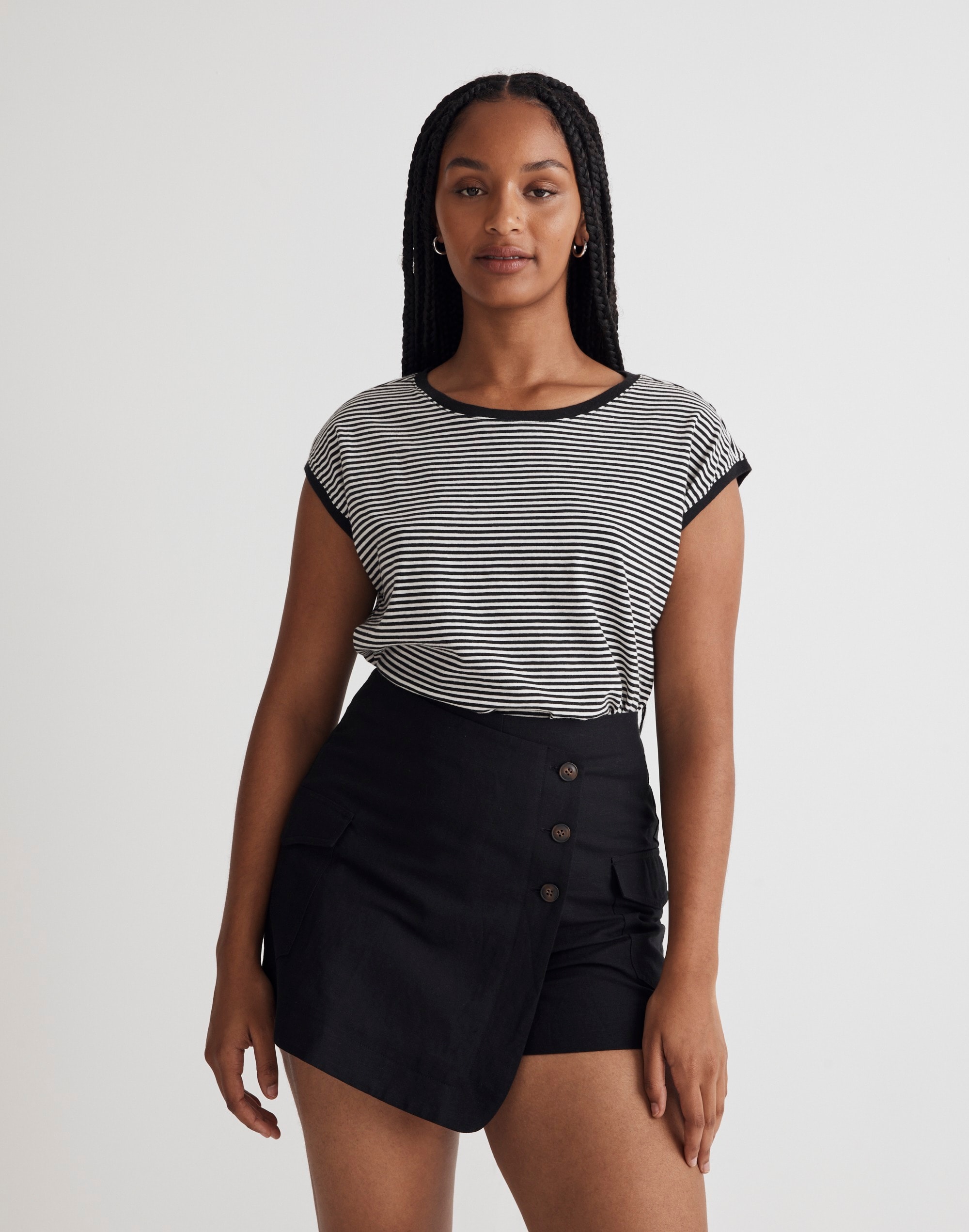 Crewneck Cropped Muscle Tank | Madewell