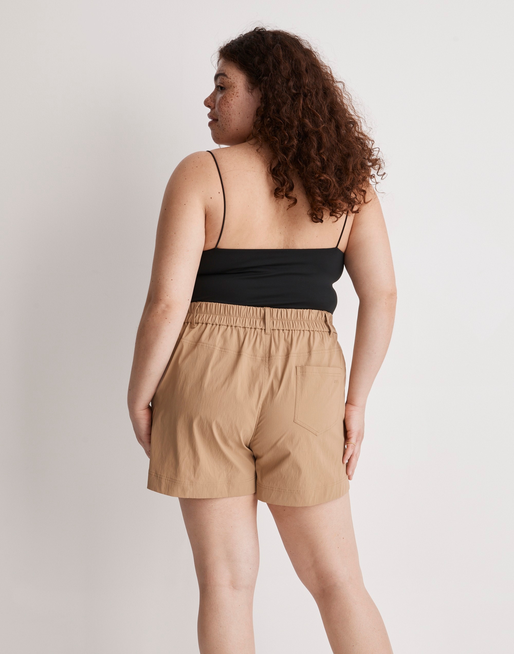 Plus Zip-Front Tapered Shorts | Madewell