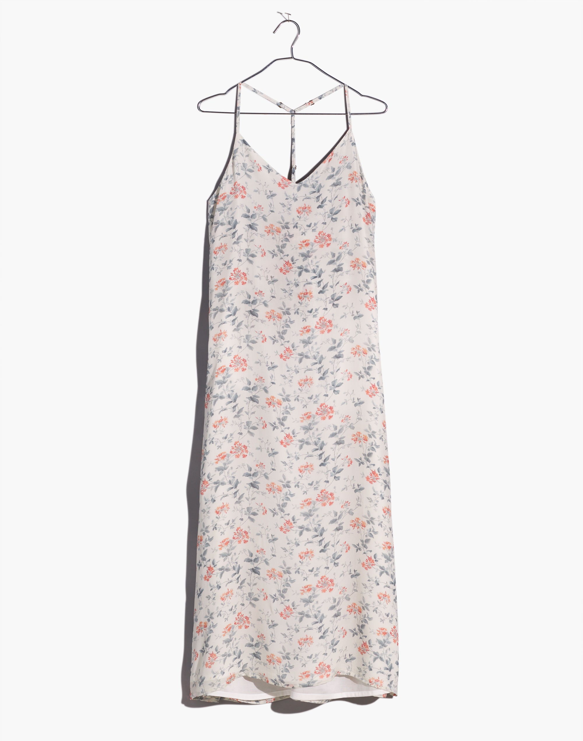 Madewell x Reistor Floral Slip Maxi Dress |