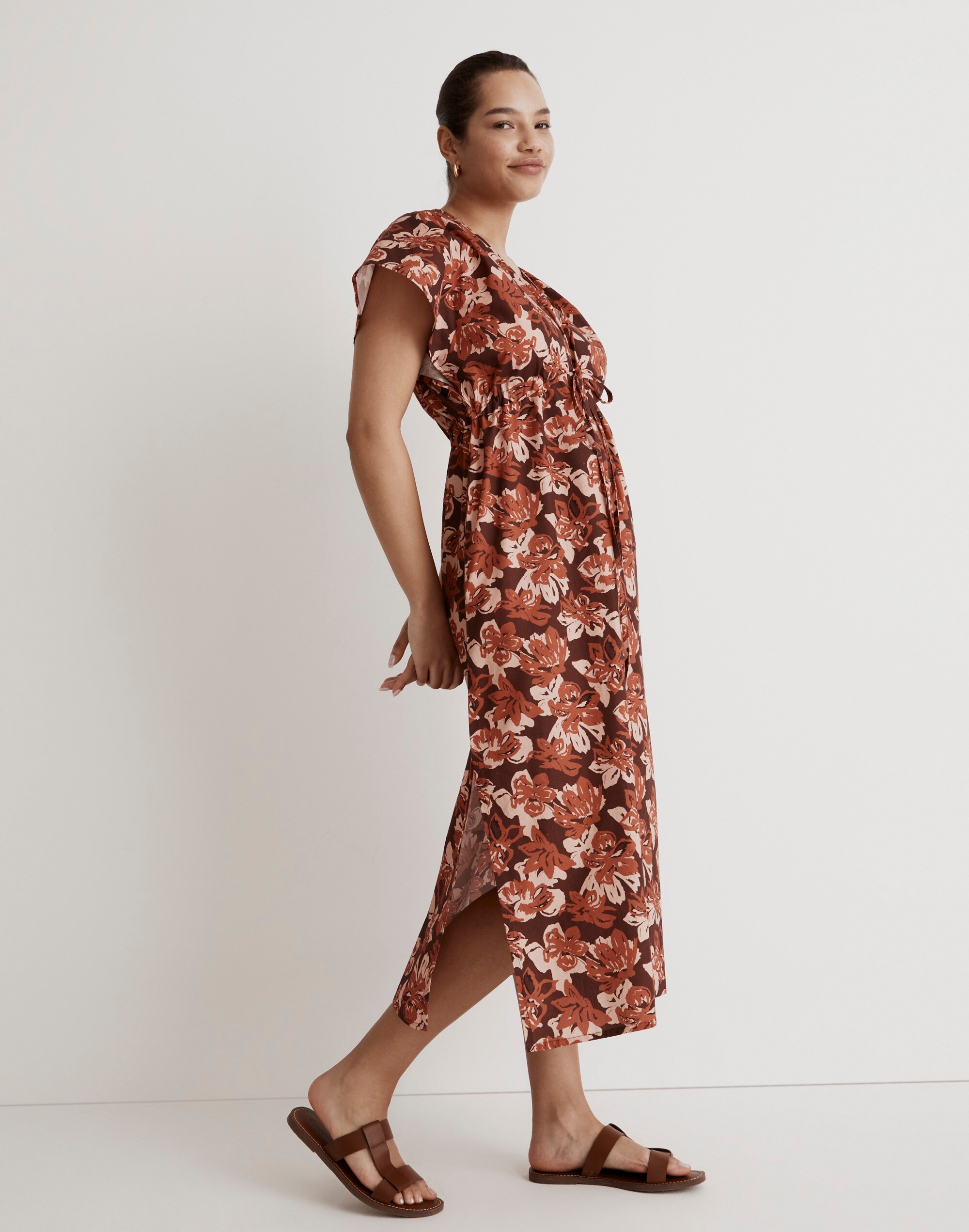 Madewell x Reistor Drawstring Maxi Dress |