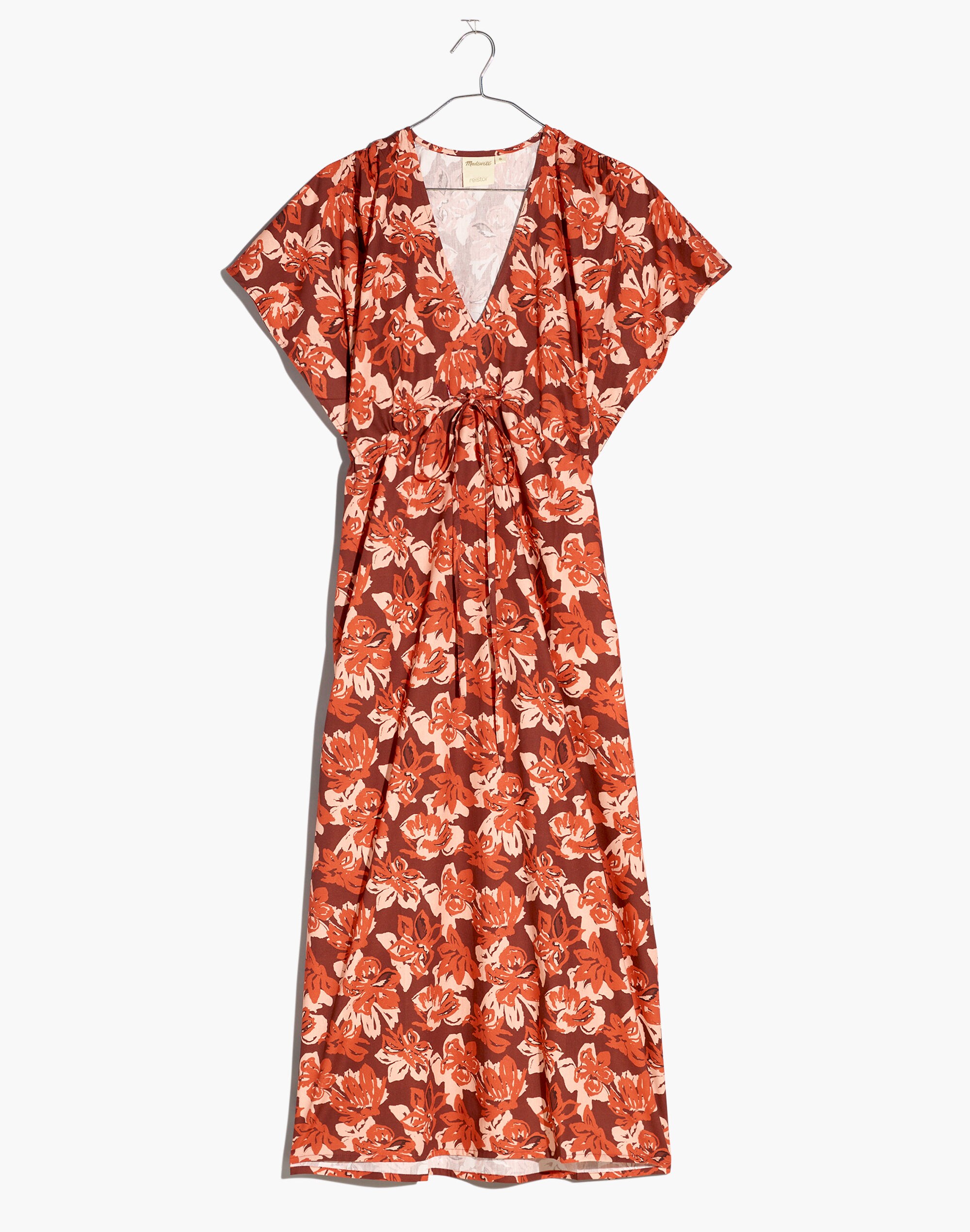 Madewell x Reistor Drawstring Maxi Dress |