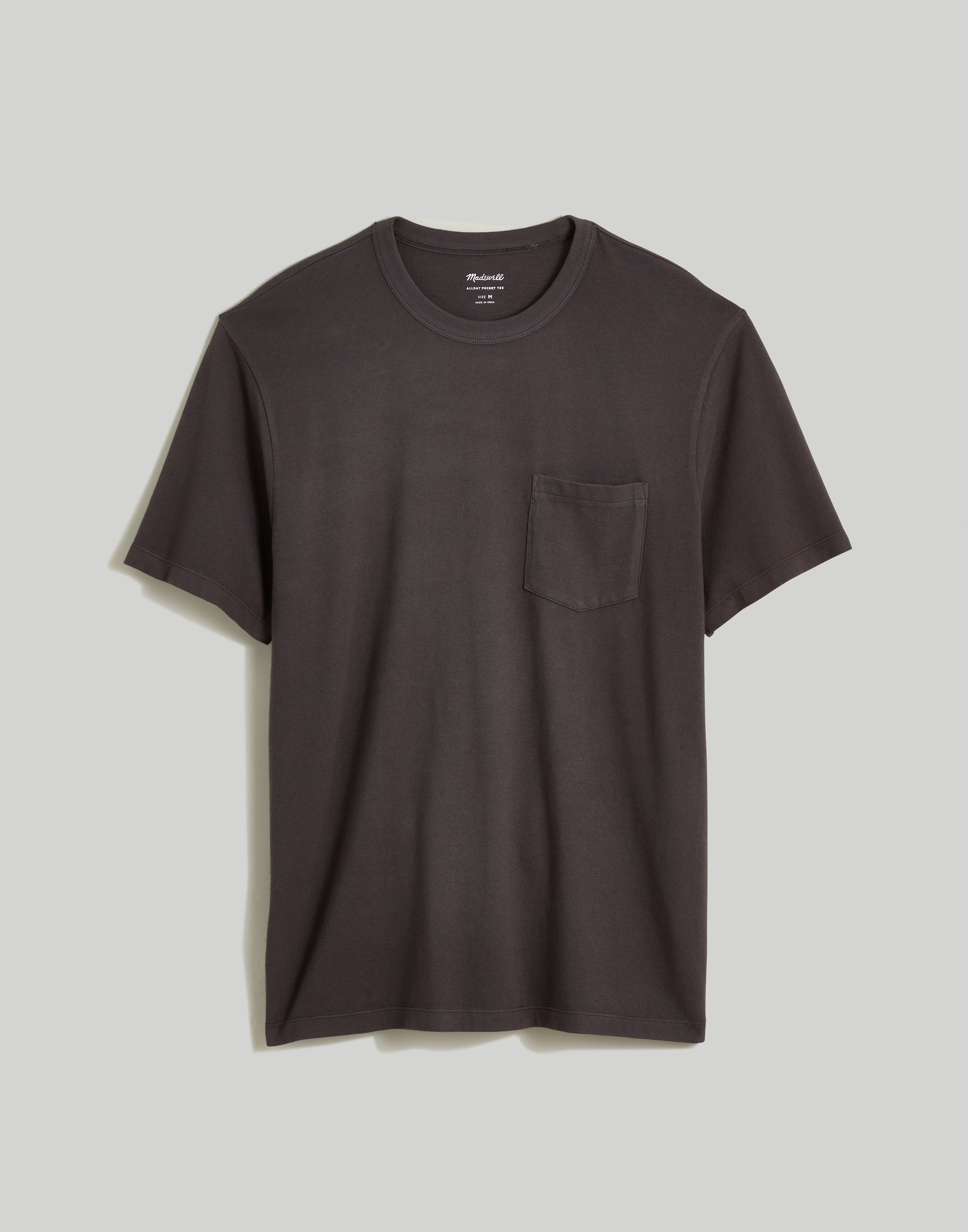 Garment-Dyed Allday Crewneck Pocket Tee | Madewell