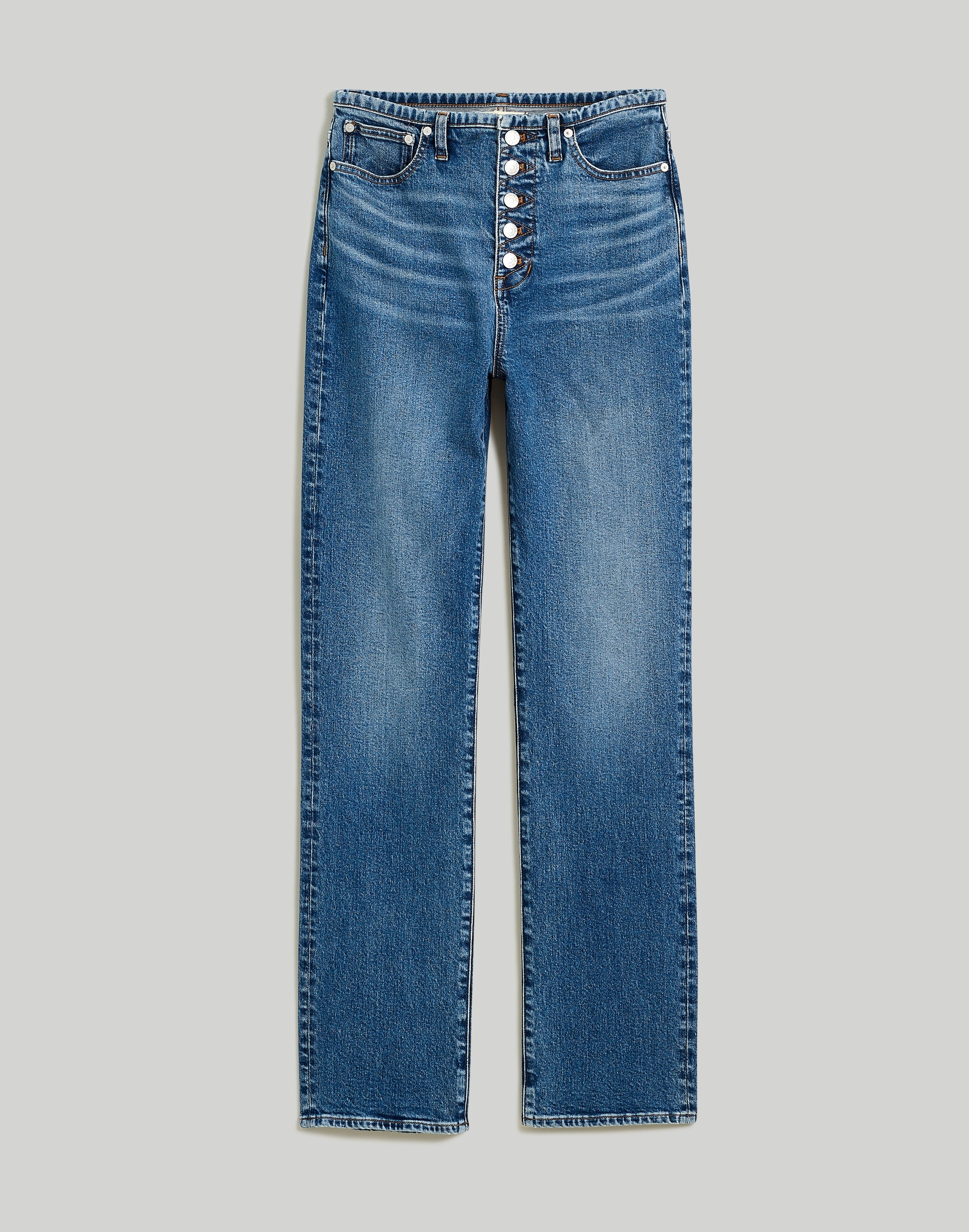 The '90s Straight Jean Liola Wash: Binded-Waist Edition | Madewell