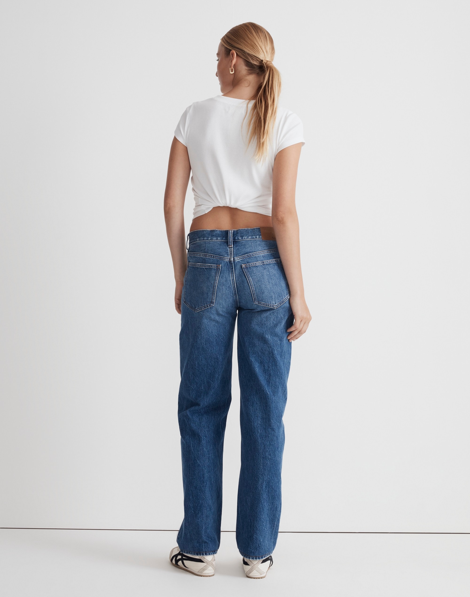 Low-Slung Straight Jeans Palmina Wash: Airy Denim Edition