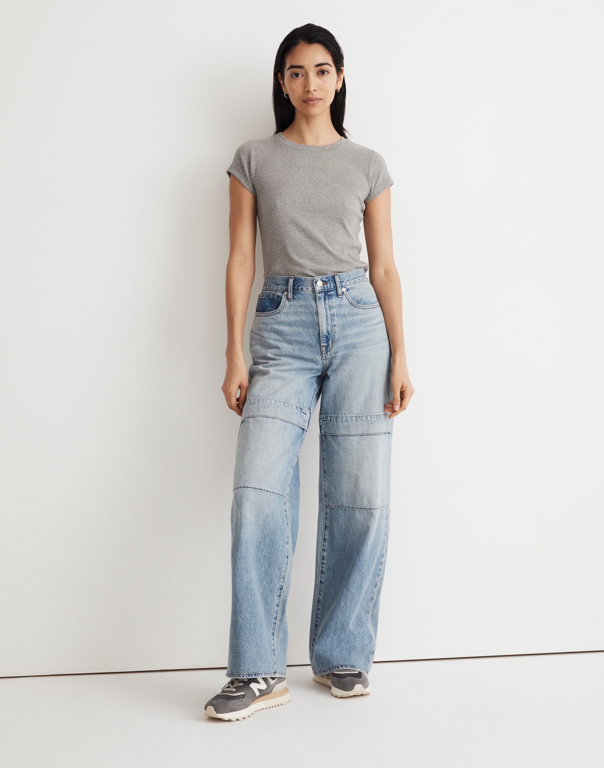 Superwide-Leg Jeans in Larkins Wash