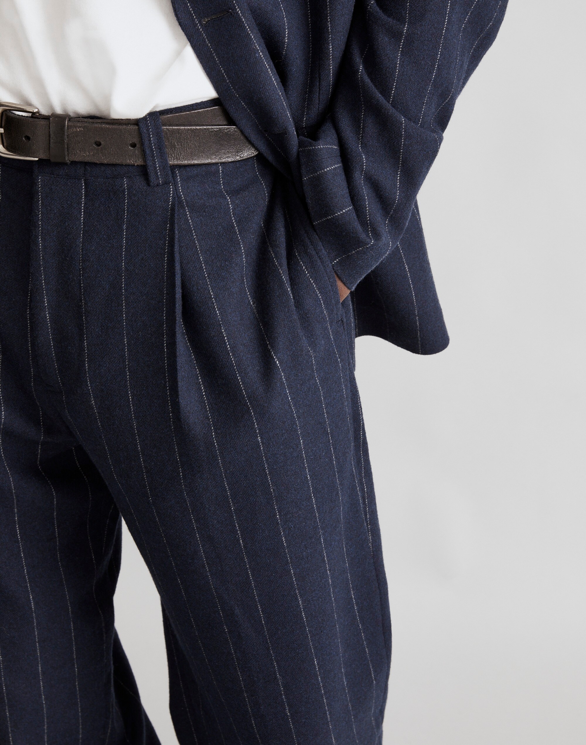 The Roebling Pleated Trousers in Italian Fabric | Madewell