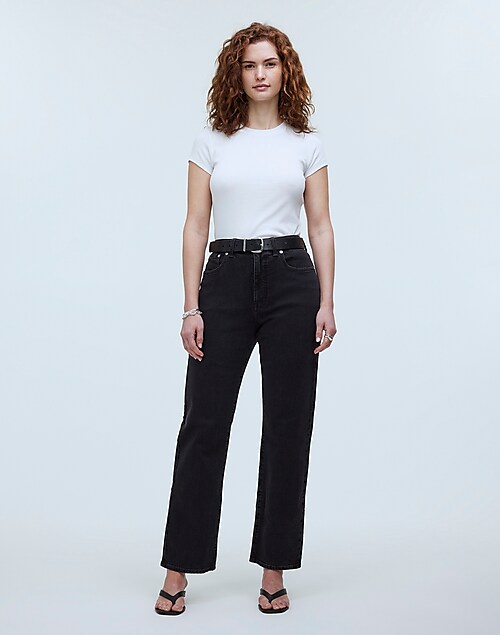The Curvy '90s Straight Jean in Belmere Wash