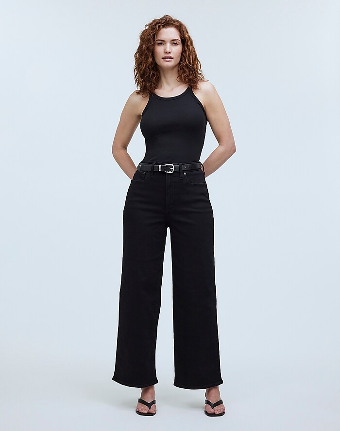 The Tall Curvy Perfect Vintage Wide-Leg Crop Jean in Altoona Wash