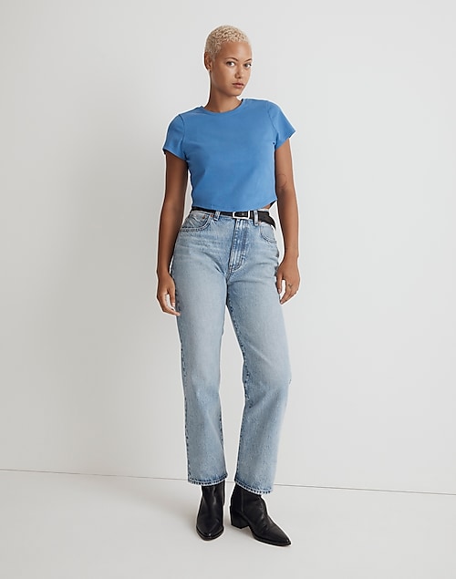 The Curvy '90s Straight Jean in Mercer Wash