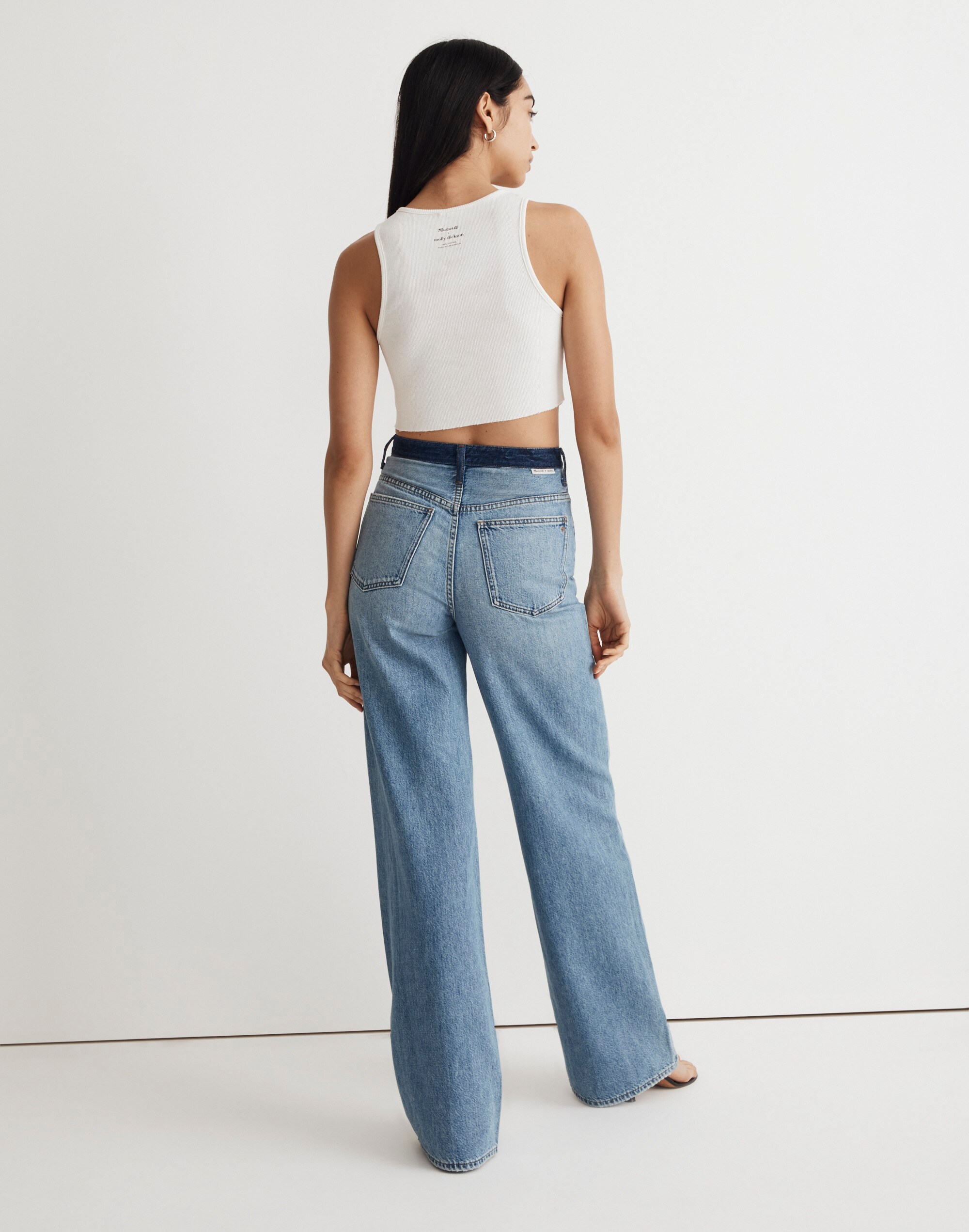 Madewell x Molly Dickson Double-Waistband Straight Jeans