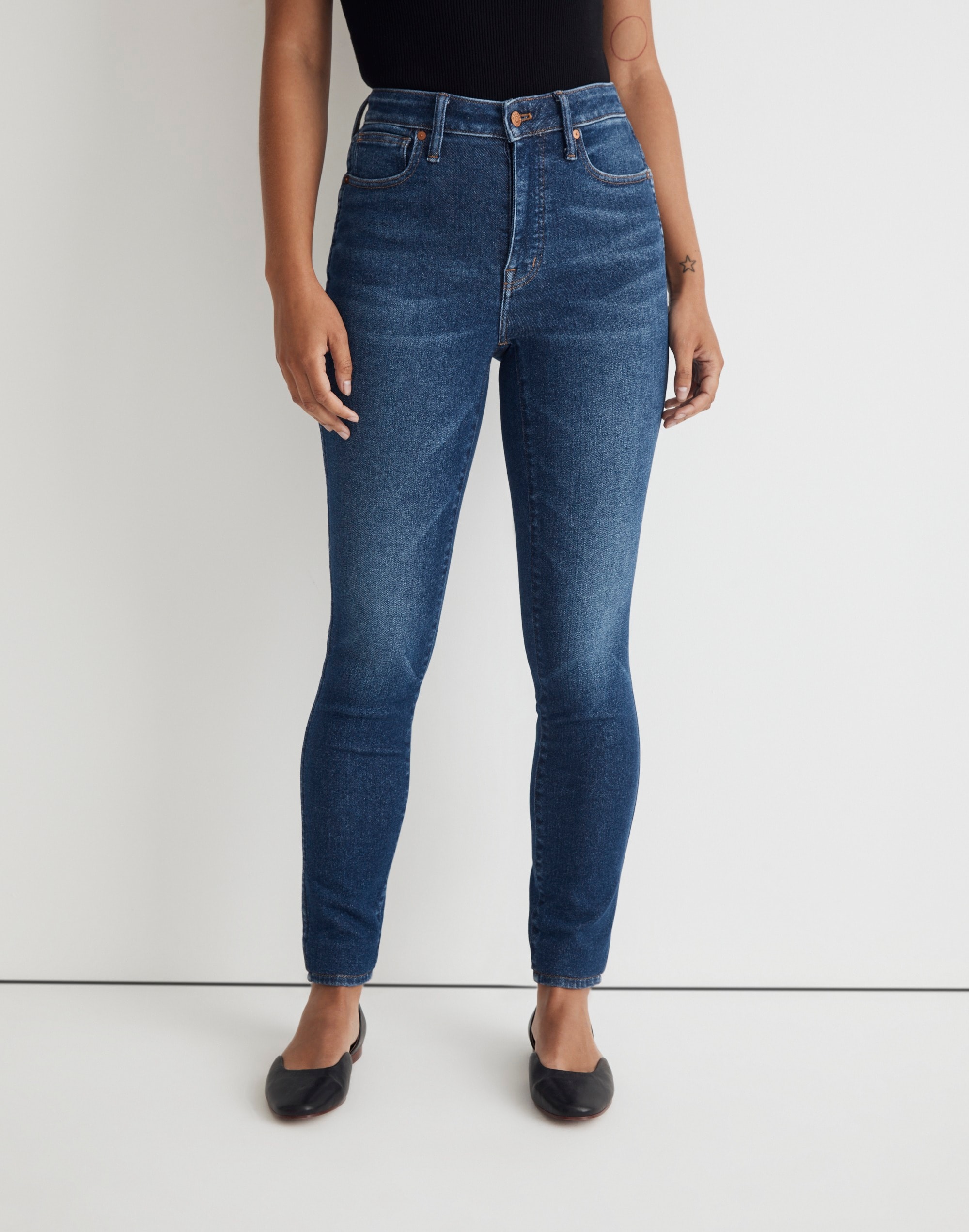 Tall Curvy High-Rise Skinny Jeans Smithley Wash