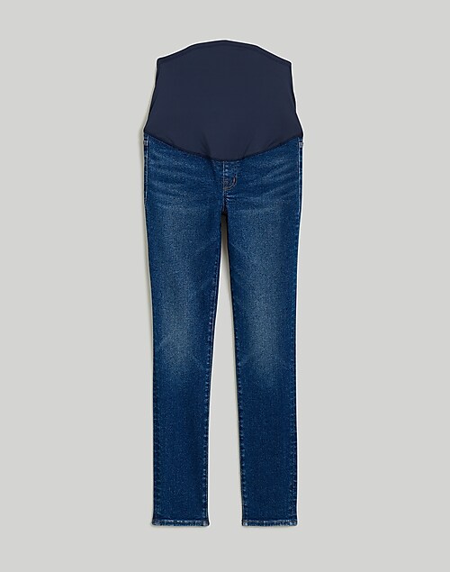 Maternity Over-The-Belly High-Rise Skinny Jeans in Smithley Wash