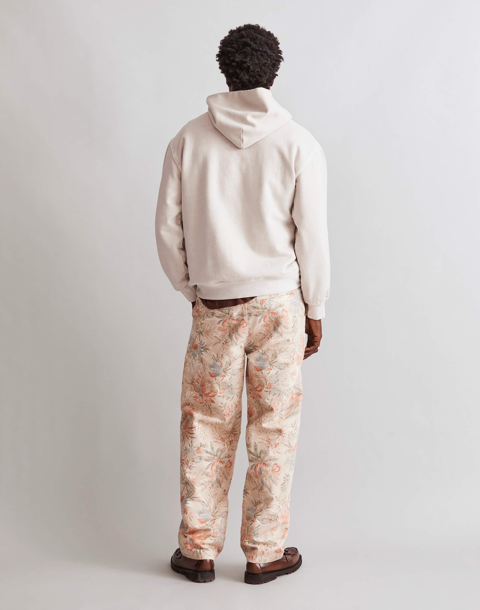 Canvas Vintage Straight Pants Floral | Madewell