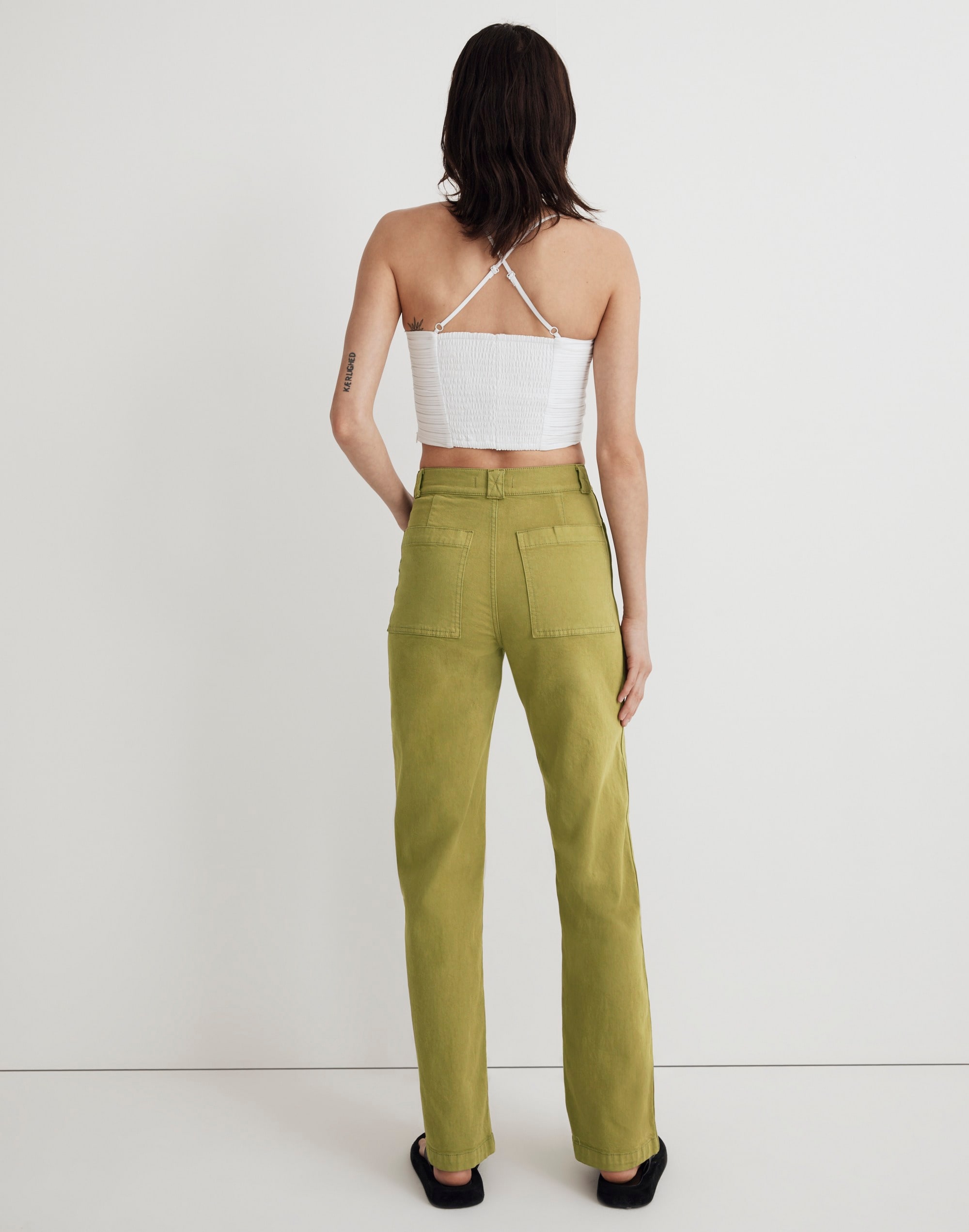 The Petite Emmett 2.0 Wide-Leg Pants: Garment-Dyed Edition | Madewell