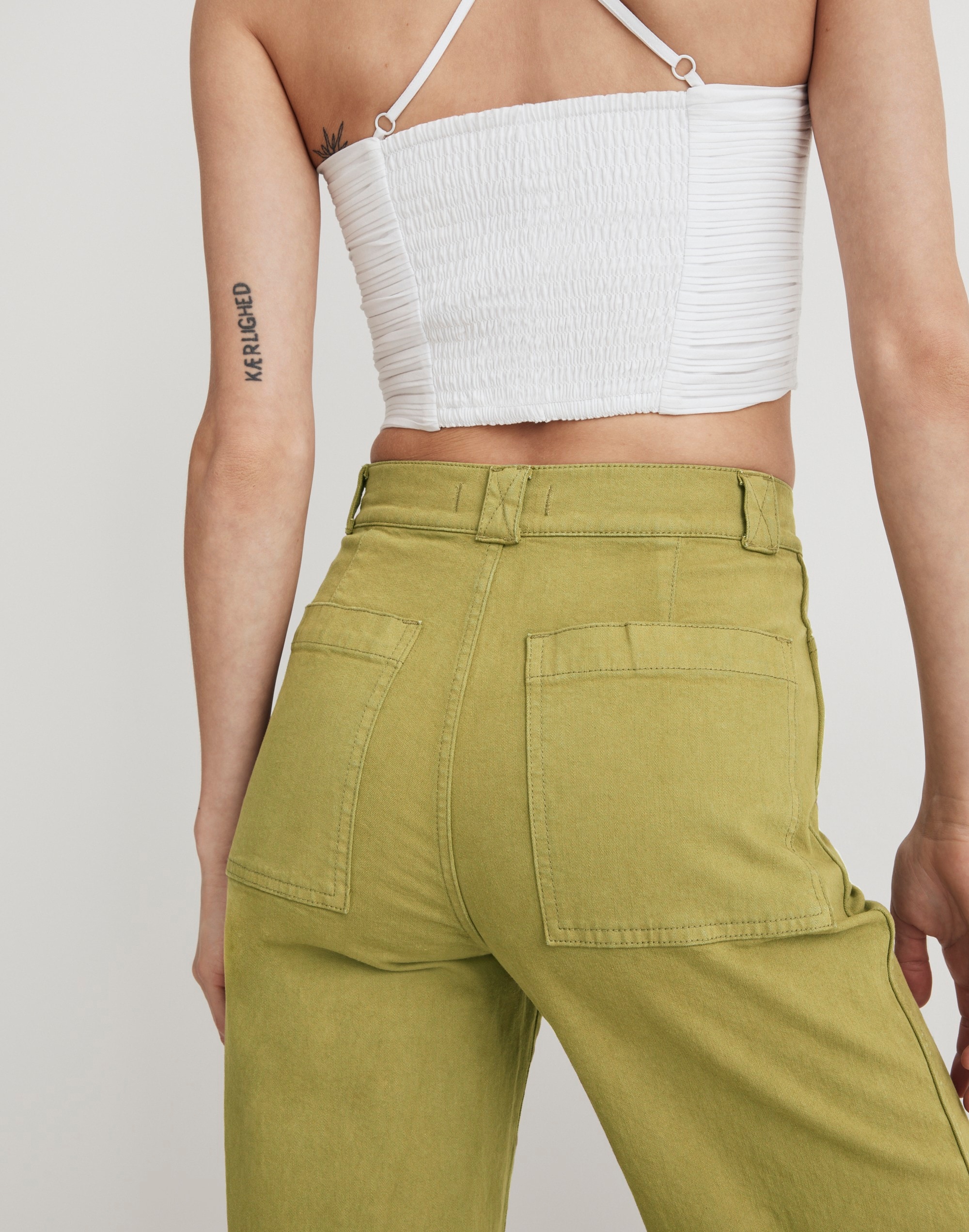 The Petite Emmett 2.0 Wide-Leg Pants: Garment-Dyed Edition | Madewell