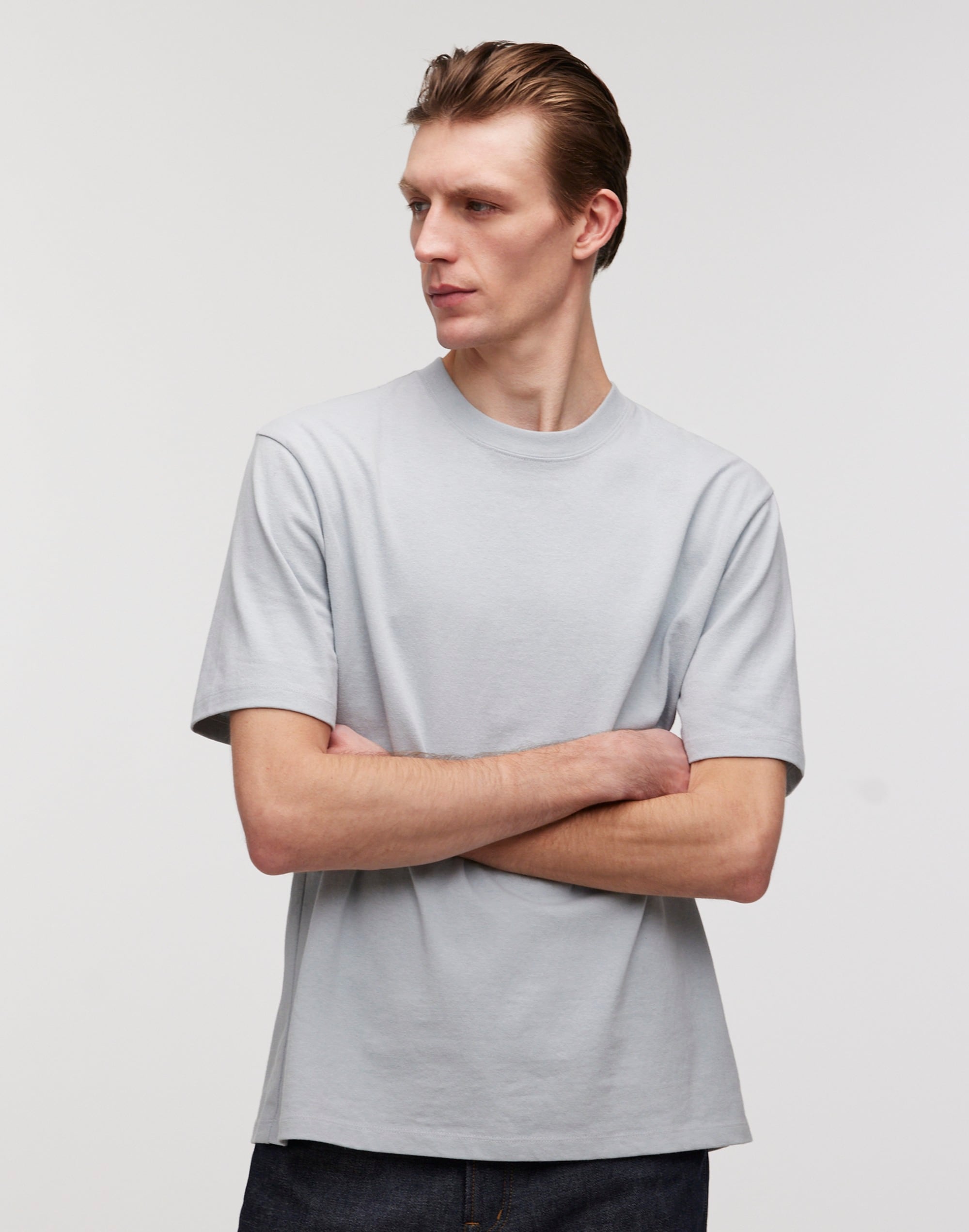 Mw Relaxed Tee In Glassware Blue