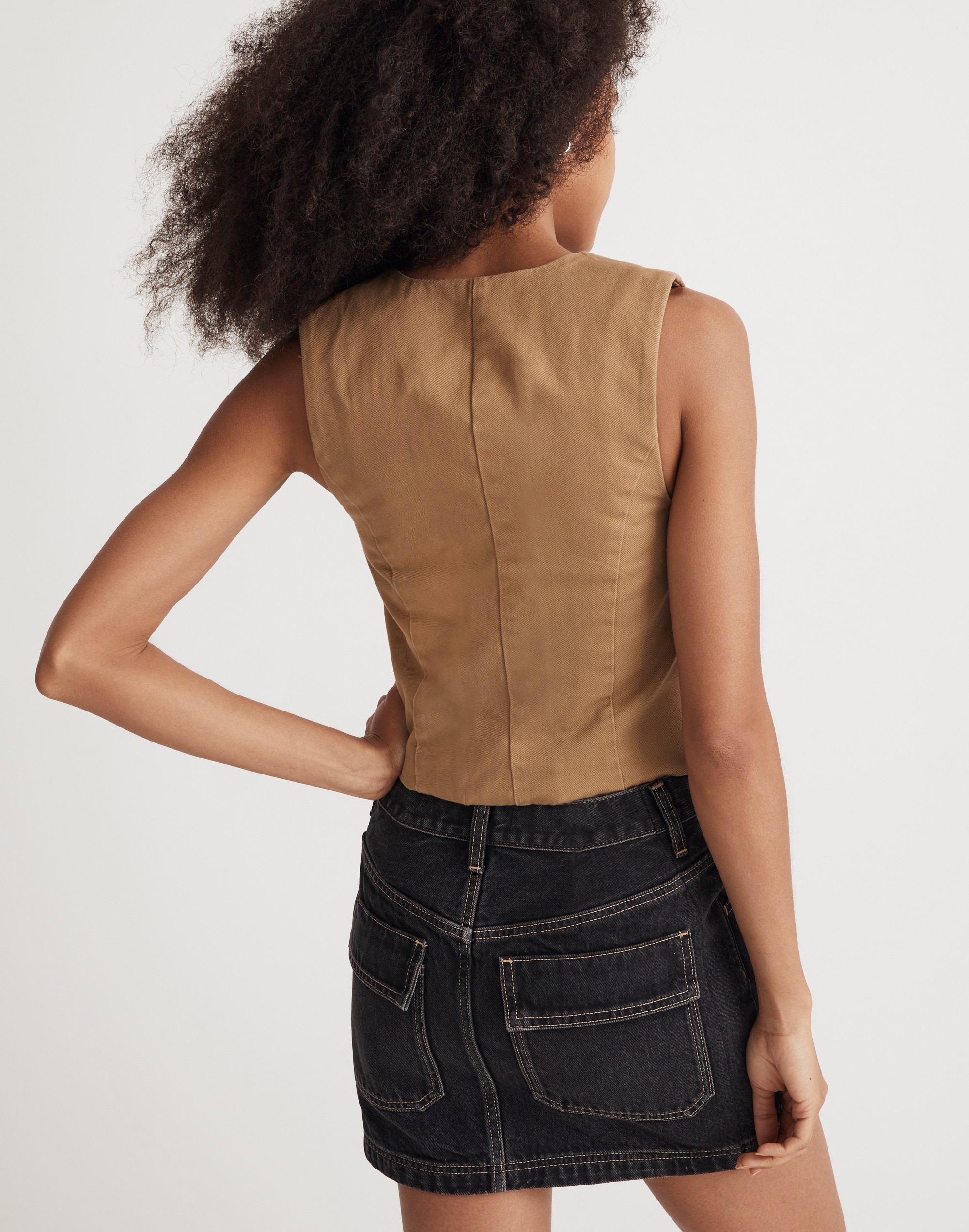 Button-Front Vest (Re)generative Chino | Madewell