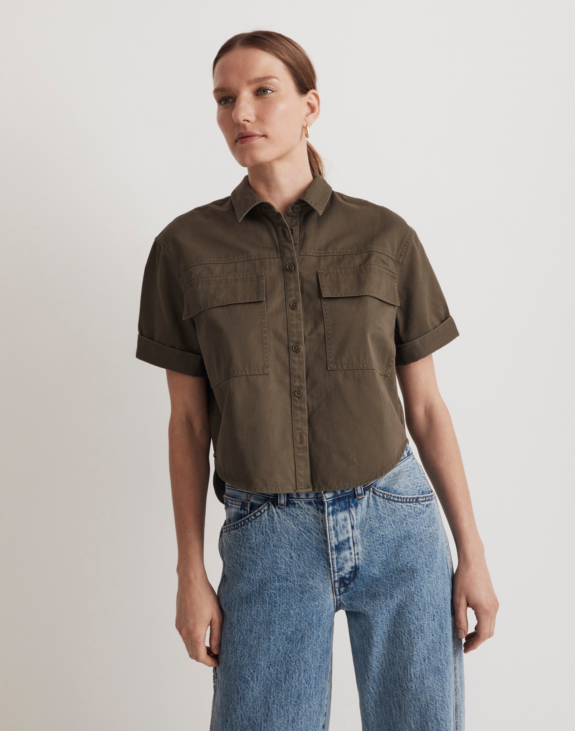 Utility Button-Up Shirt (Re)generative Chino | Madewell