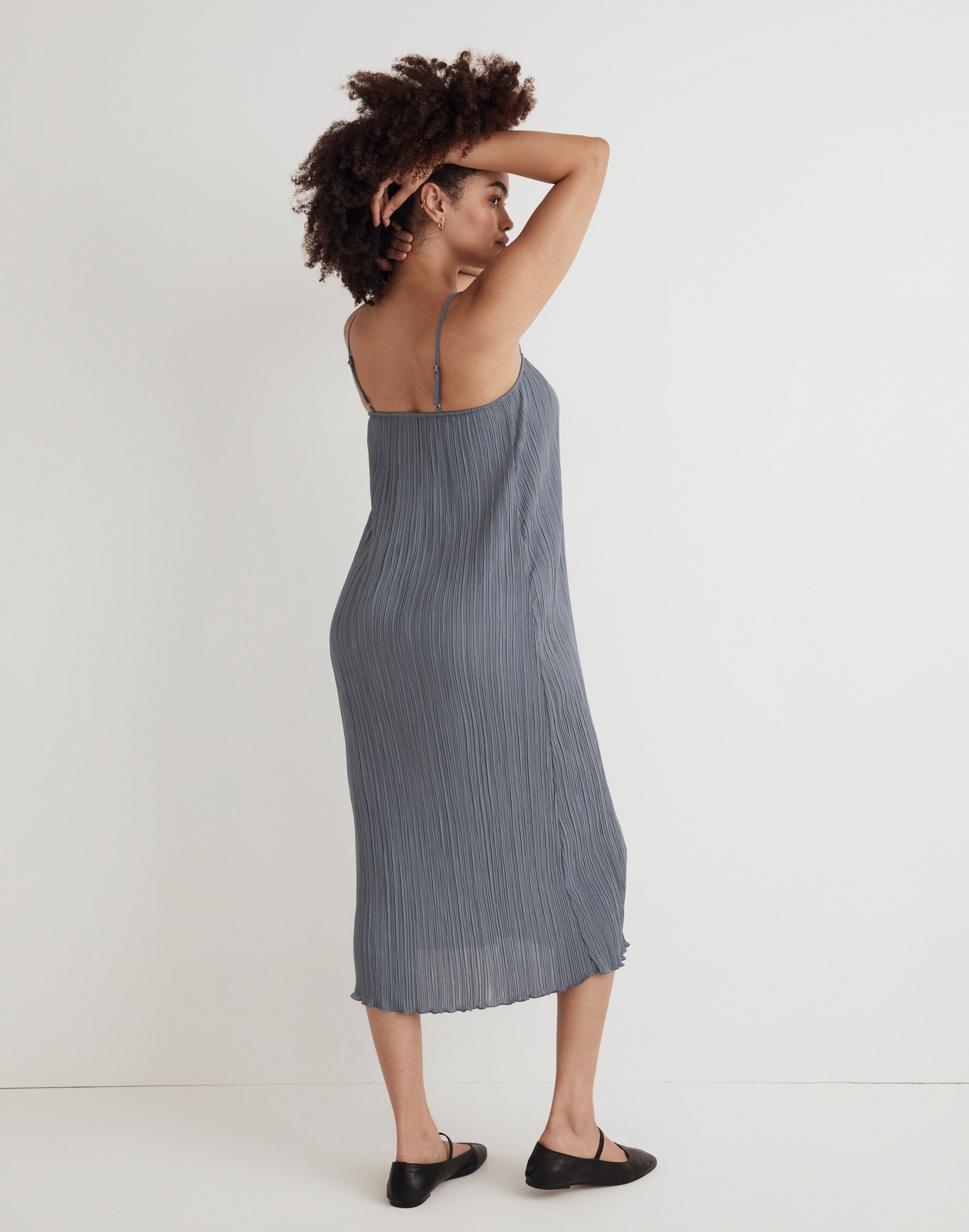 The Goldie Dress Plissé | Madewell