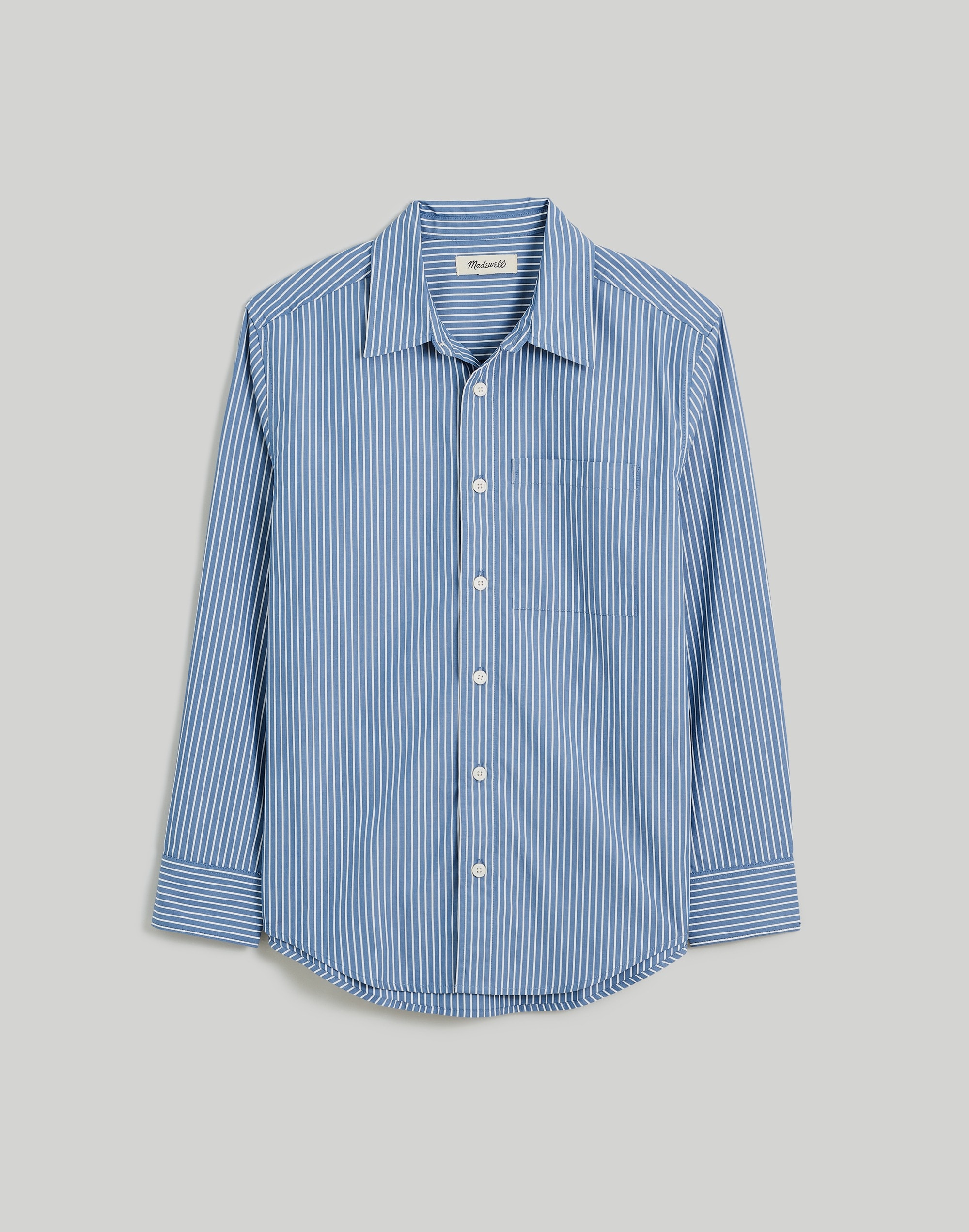 Poplin Easy Long-Sleeve Shirt | Madewell