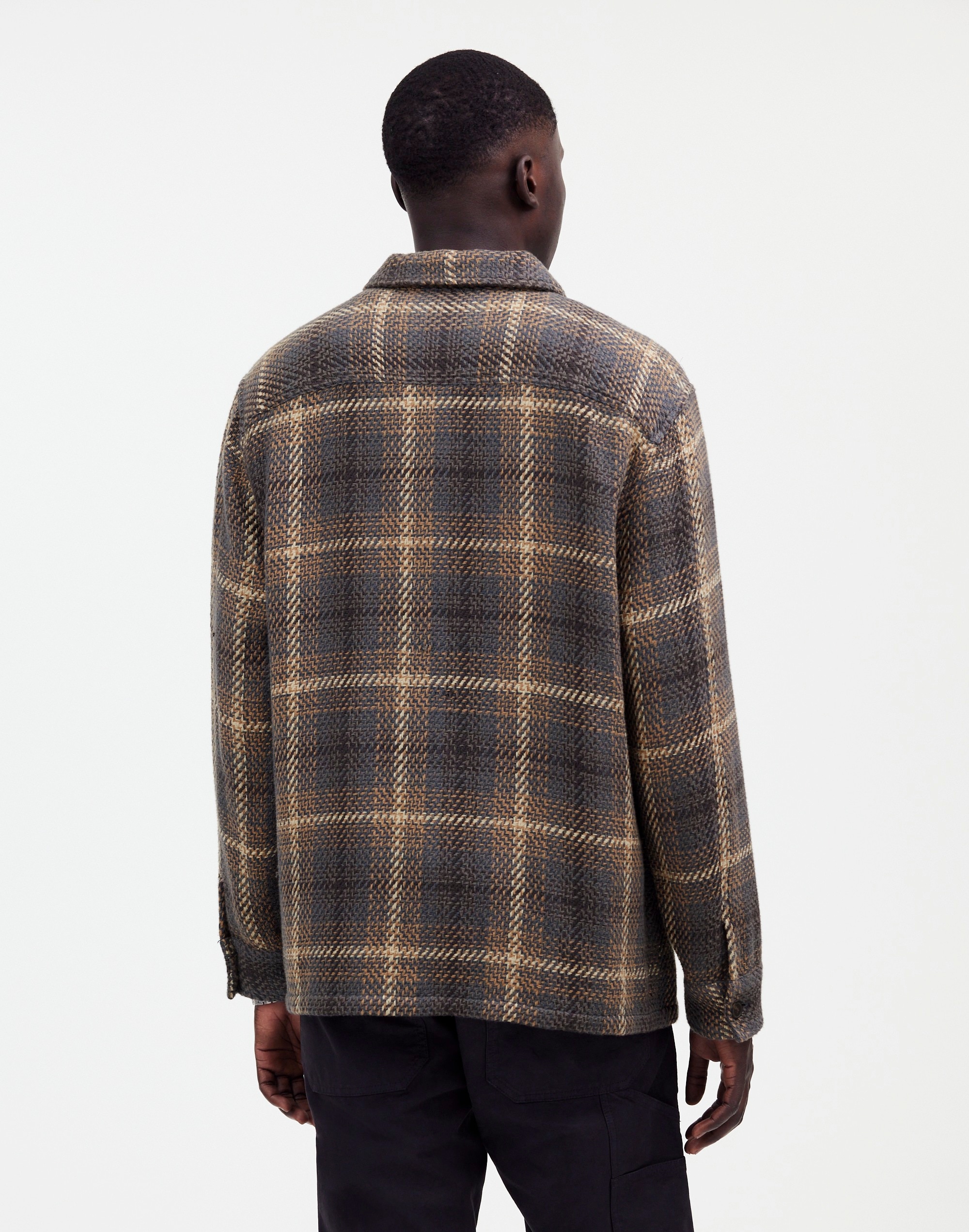 Twill Boxy Shirt-Jacket Broken Plaid | Madewell