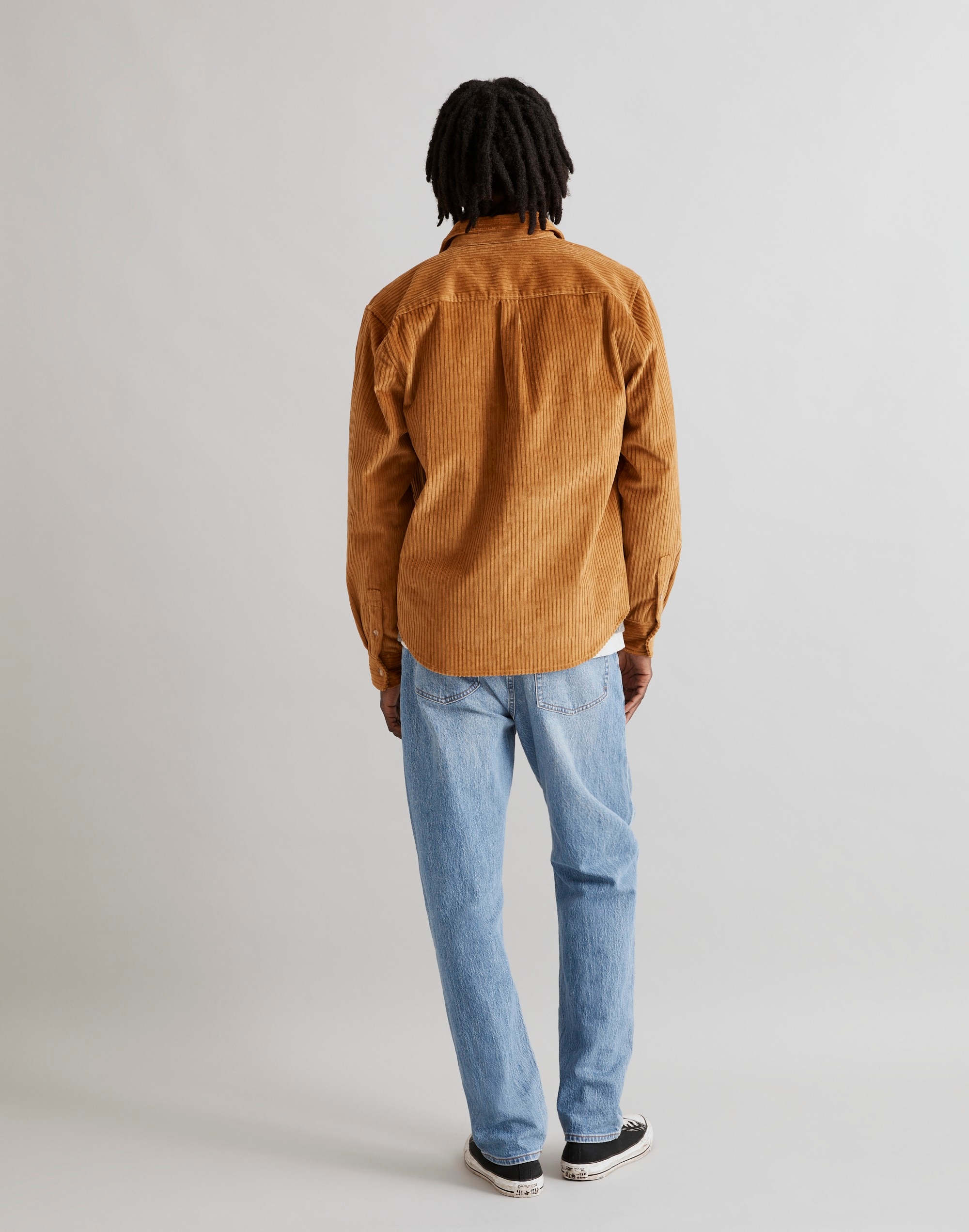 Corduroy Easy Long-Sleeve Shirt | Madewell