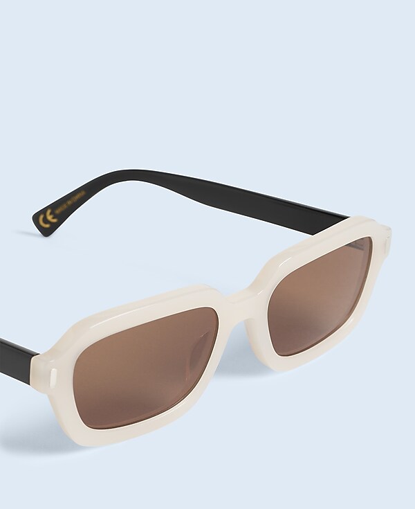 Rounded Rectangle Acetate Sunglasses