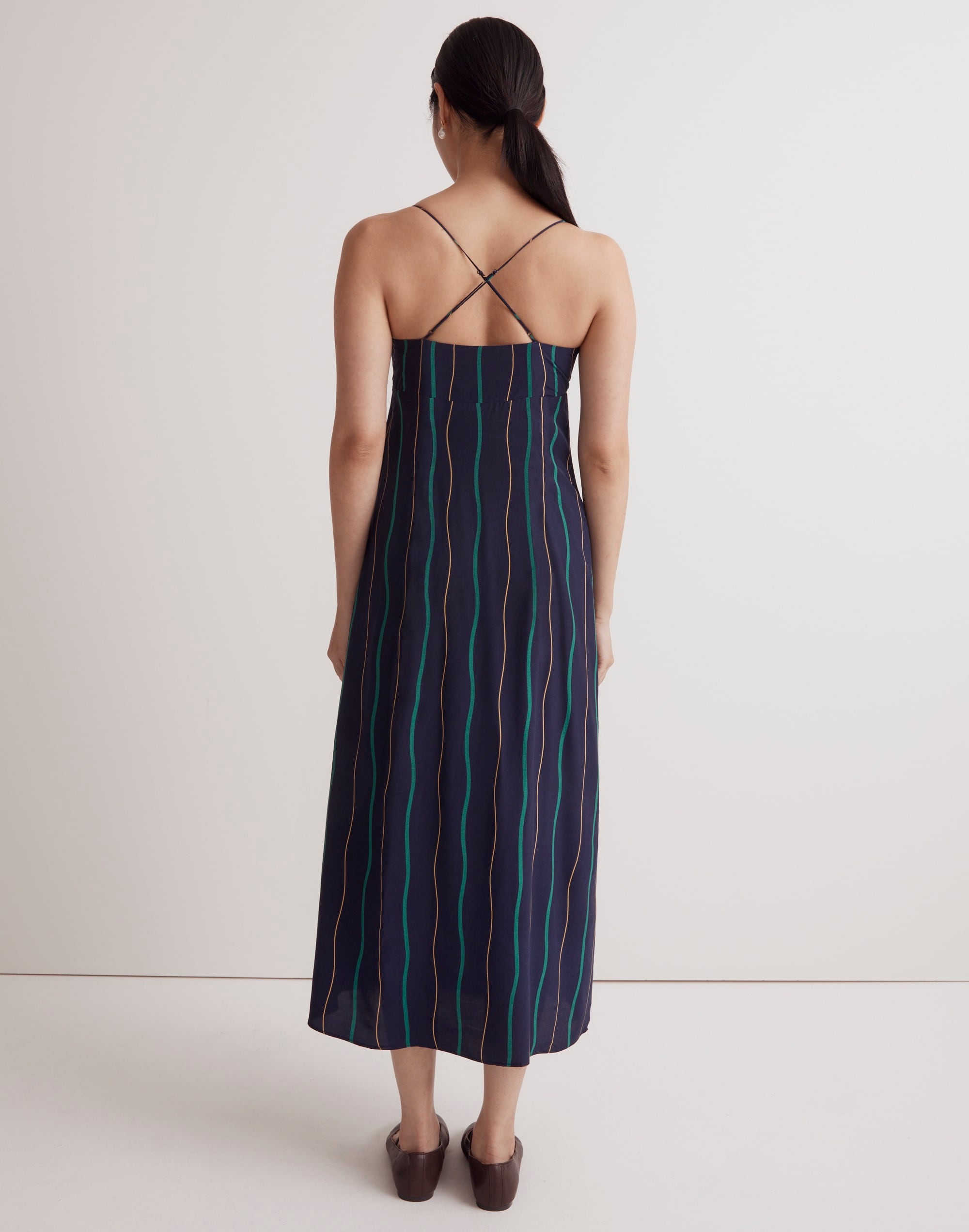 The Layton Midi Dress in Stripe