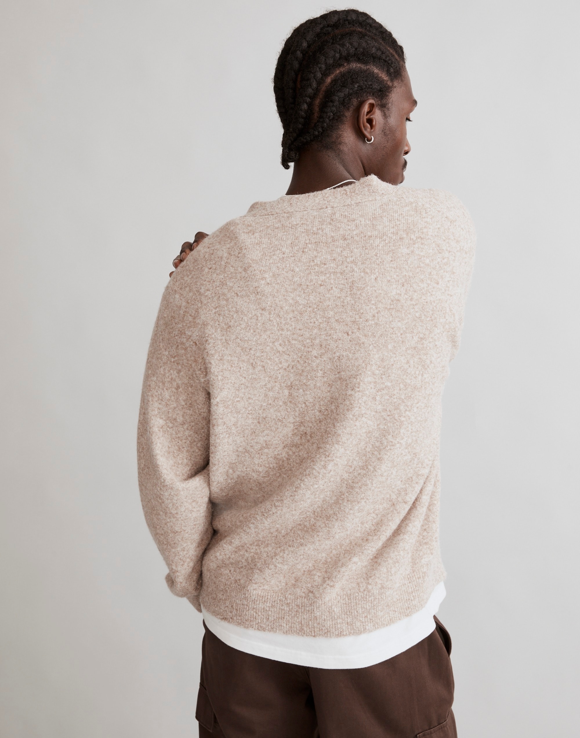 Fuzzy Cardigan Sweater | Madewell