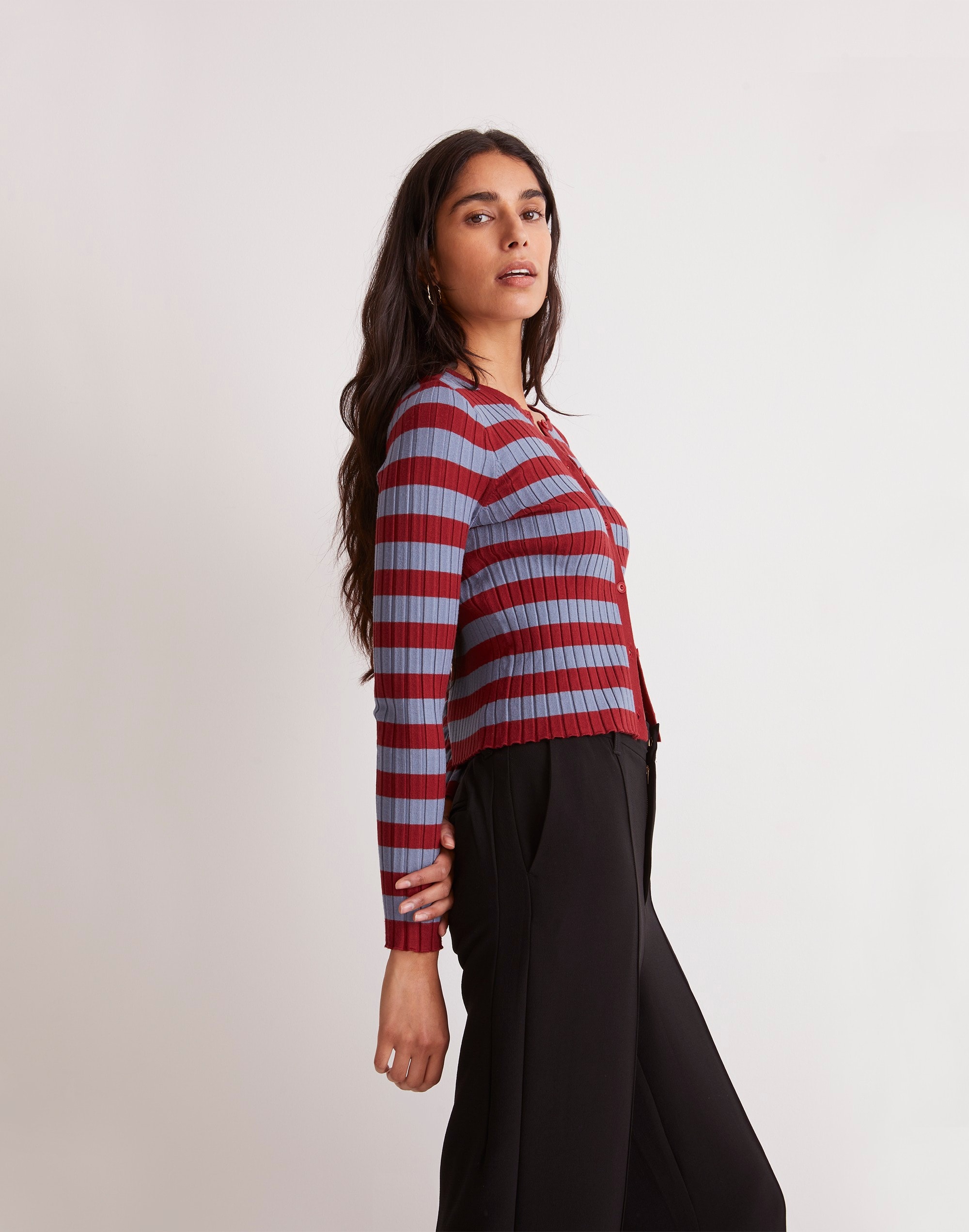 The Signature Knit Crewneck Cardigan Sweater | Madewell