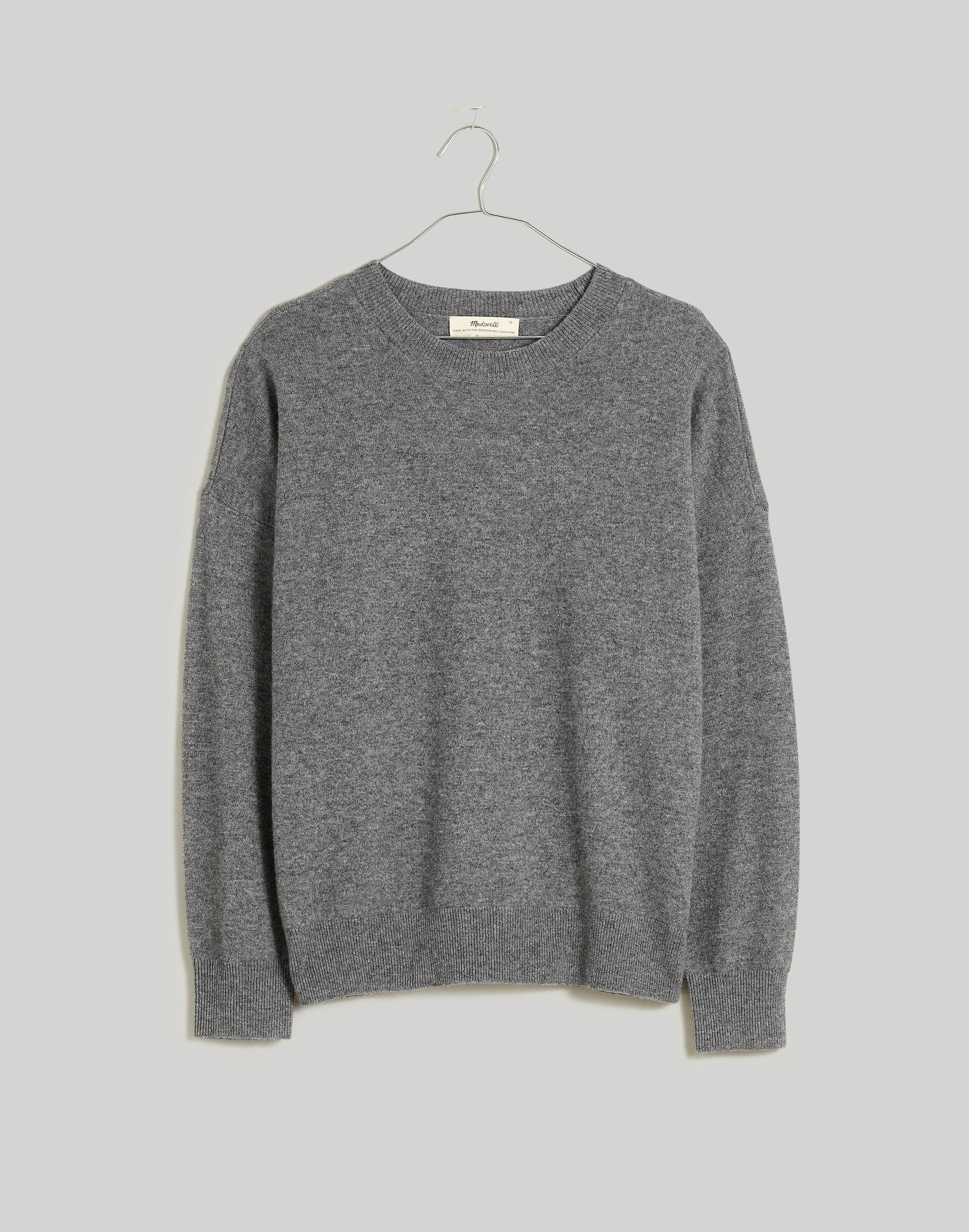 (Re)sponsible Cashmere Oversized Crewneck Sweater | Madewell