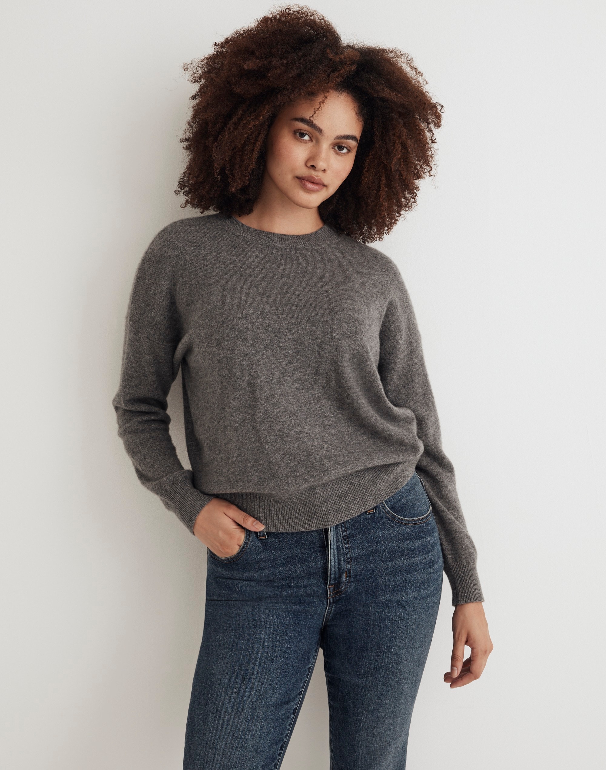 Madewell + (Re)sourced Cashmere High-Rise Sweater Leggings