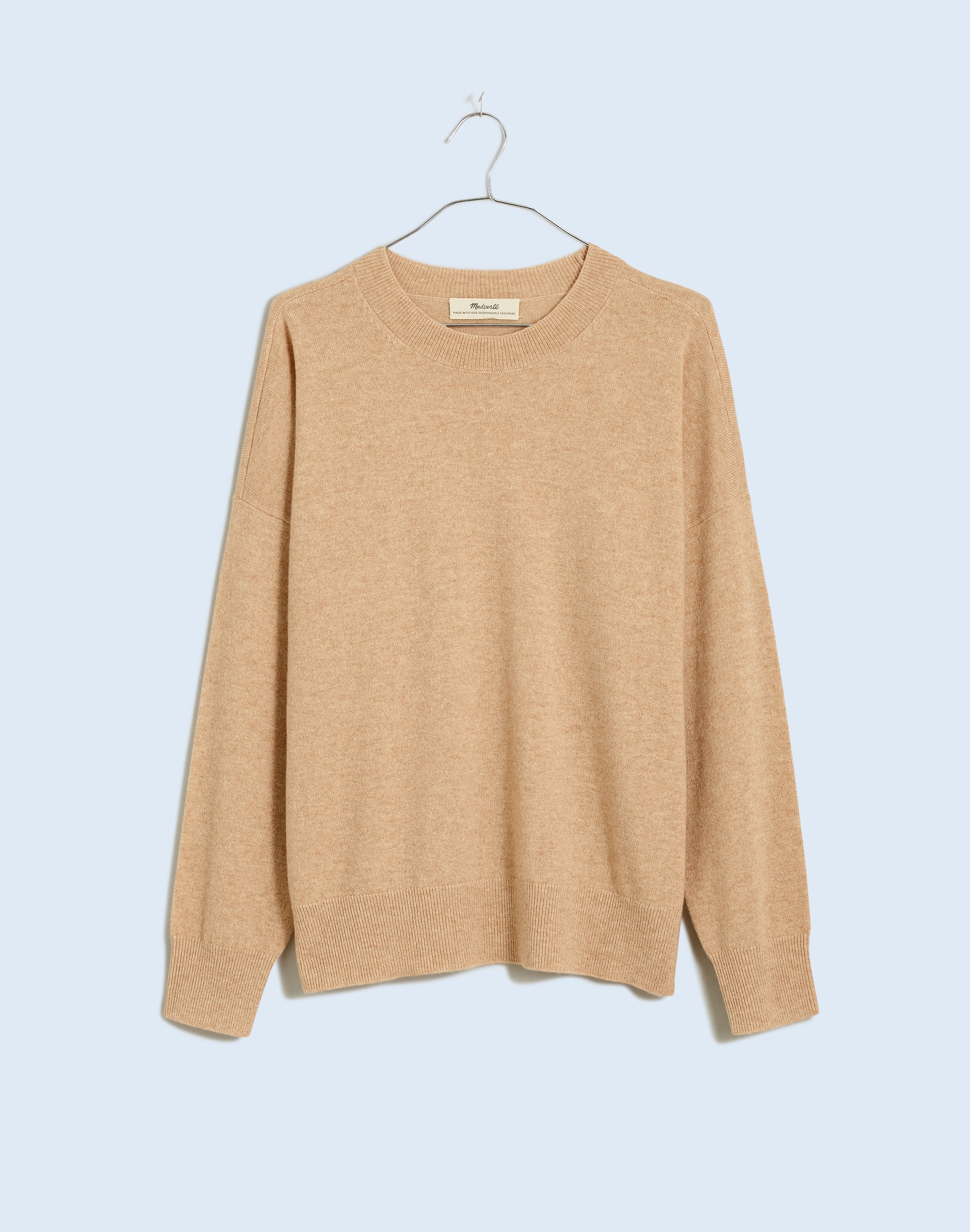 Re)sponsible Cashmere Oversized Crewneck Sweater | Madewell