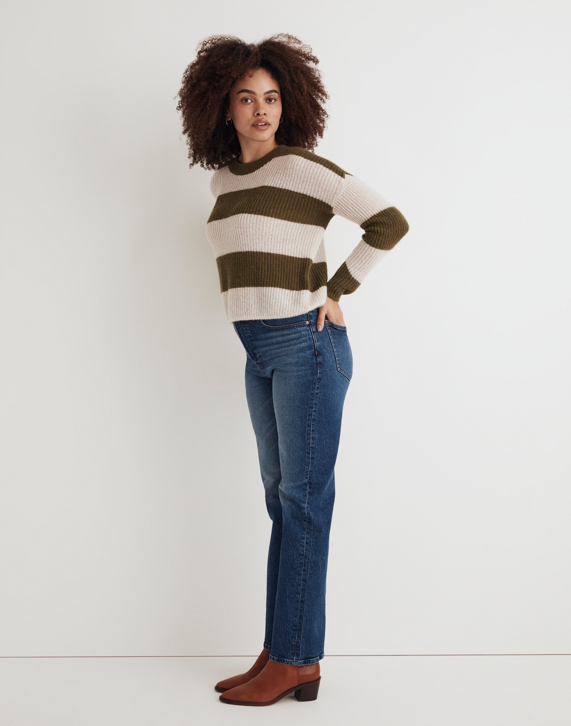 Ribbed Crewneck Sweater | Madewell