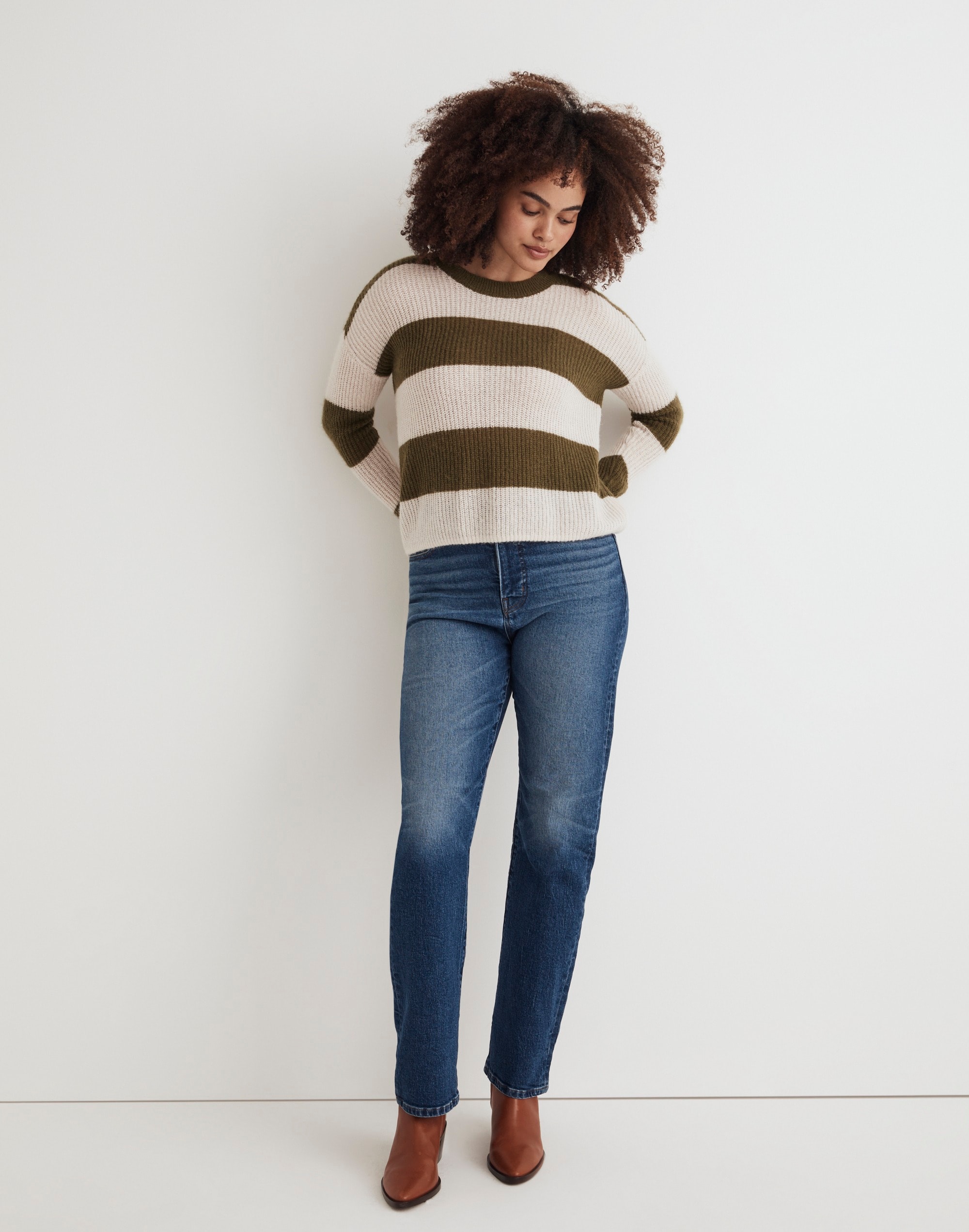 Ribbed Crewneck Sweater | Madewell