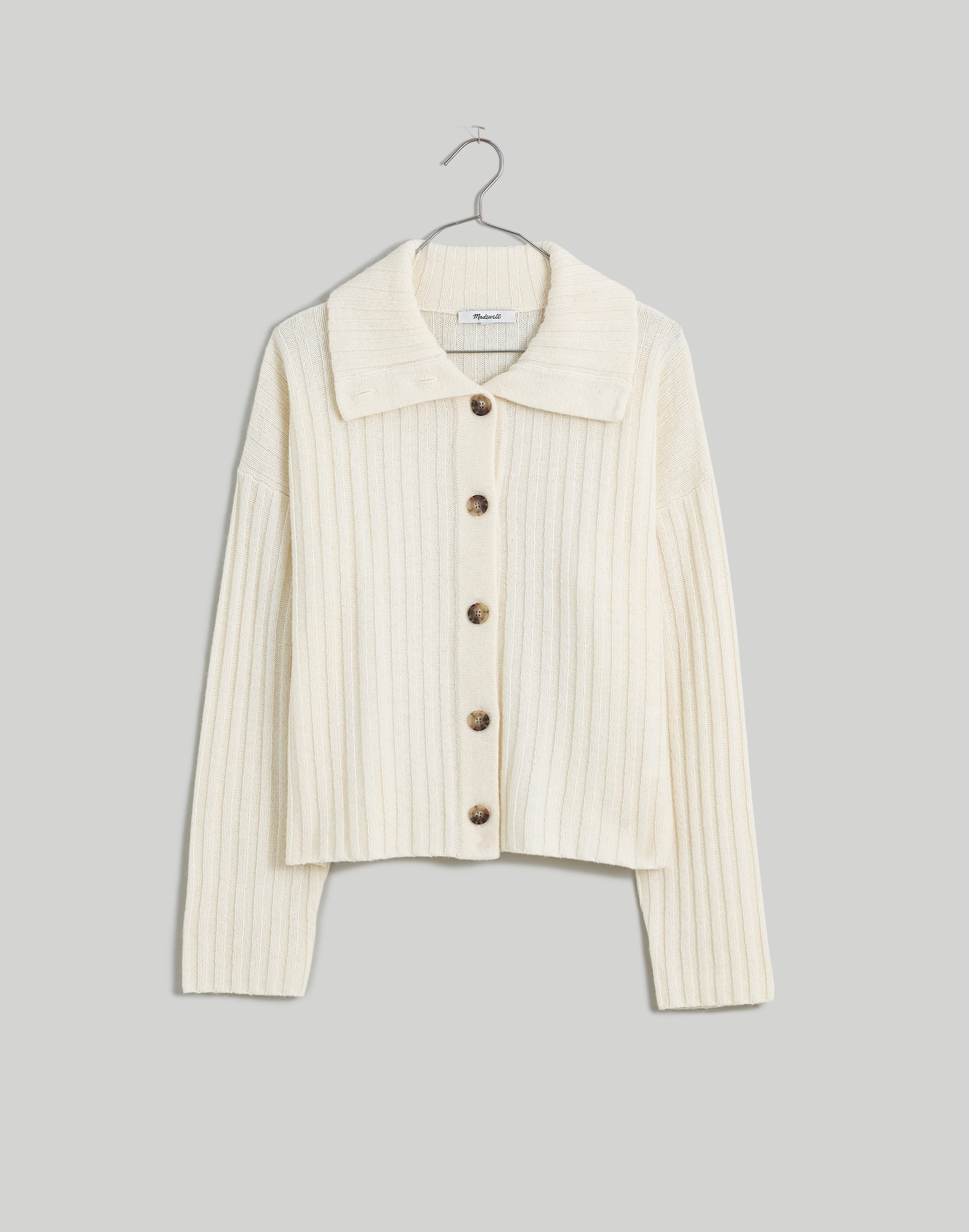 Oversize-Collar Cardigan Sweater | Madewell