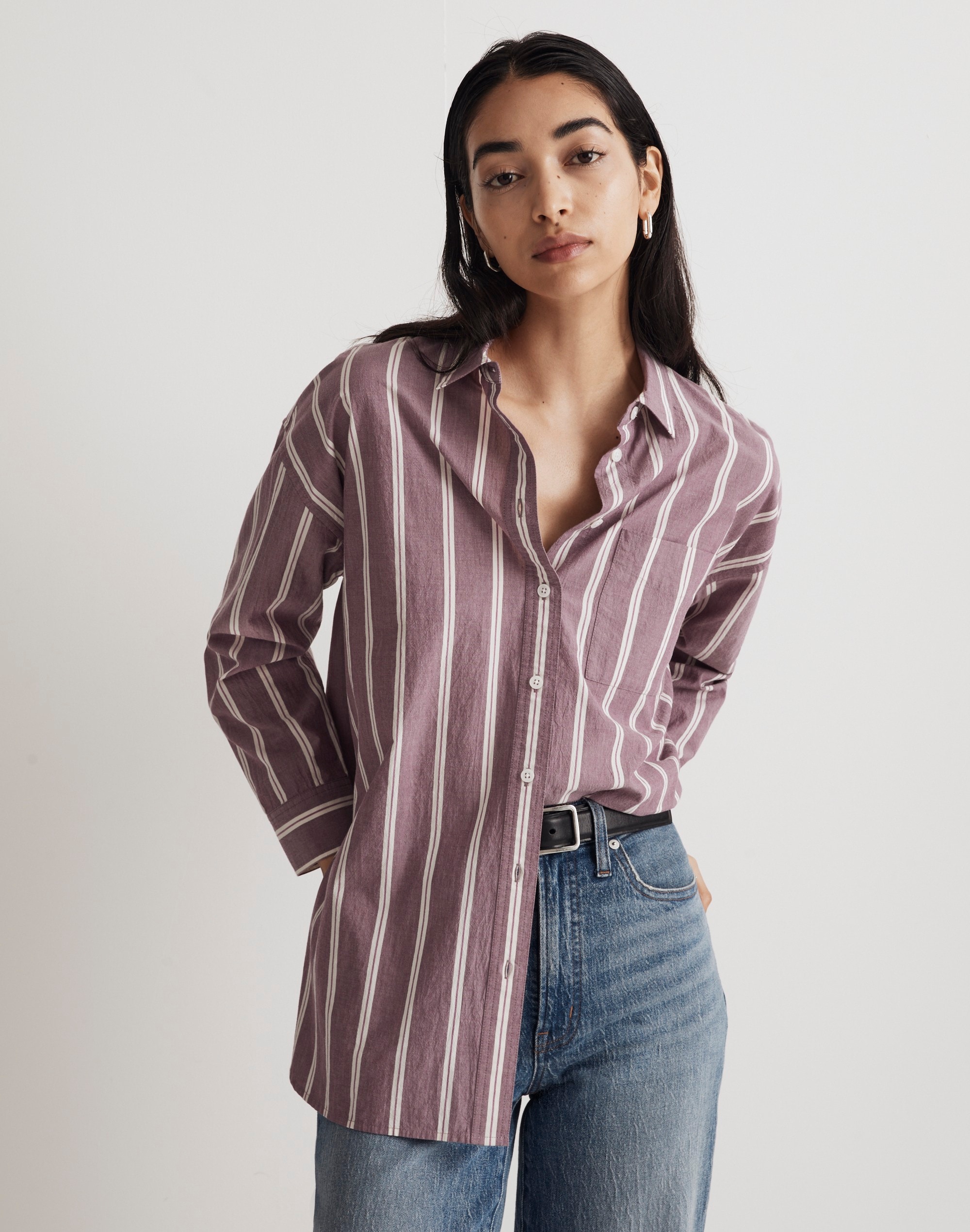 Corridor® Patchwork Plaid Long-Sleeve Shirt