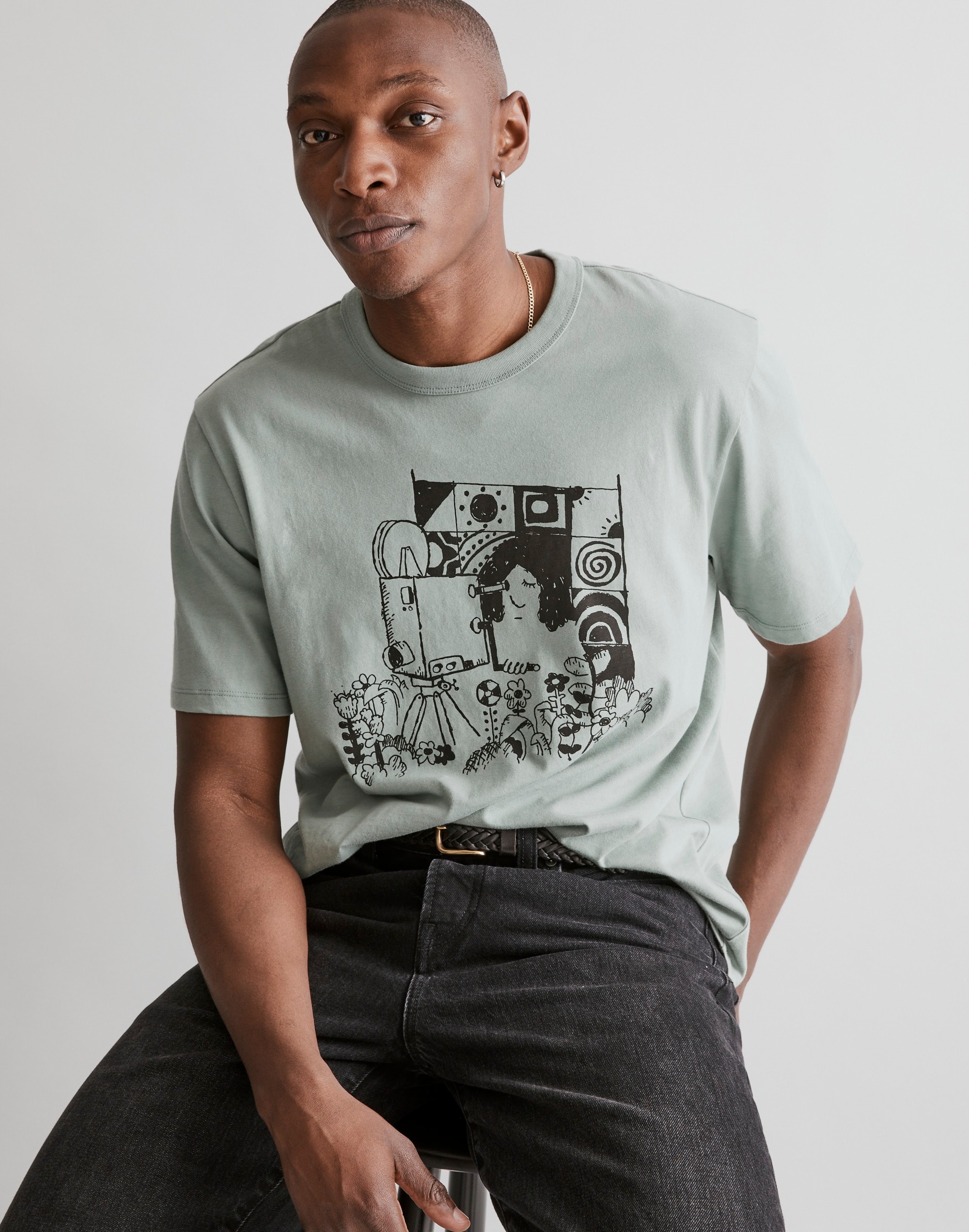 Madewell x Mark Neeley Film Noir Graphic Tee |