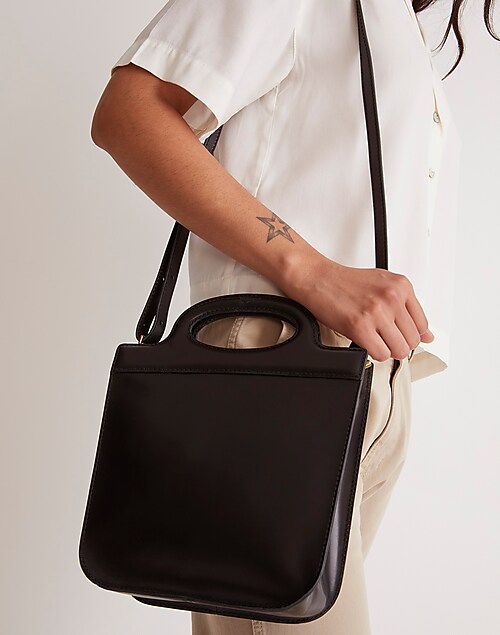Toggle Small Bag in black leather