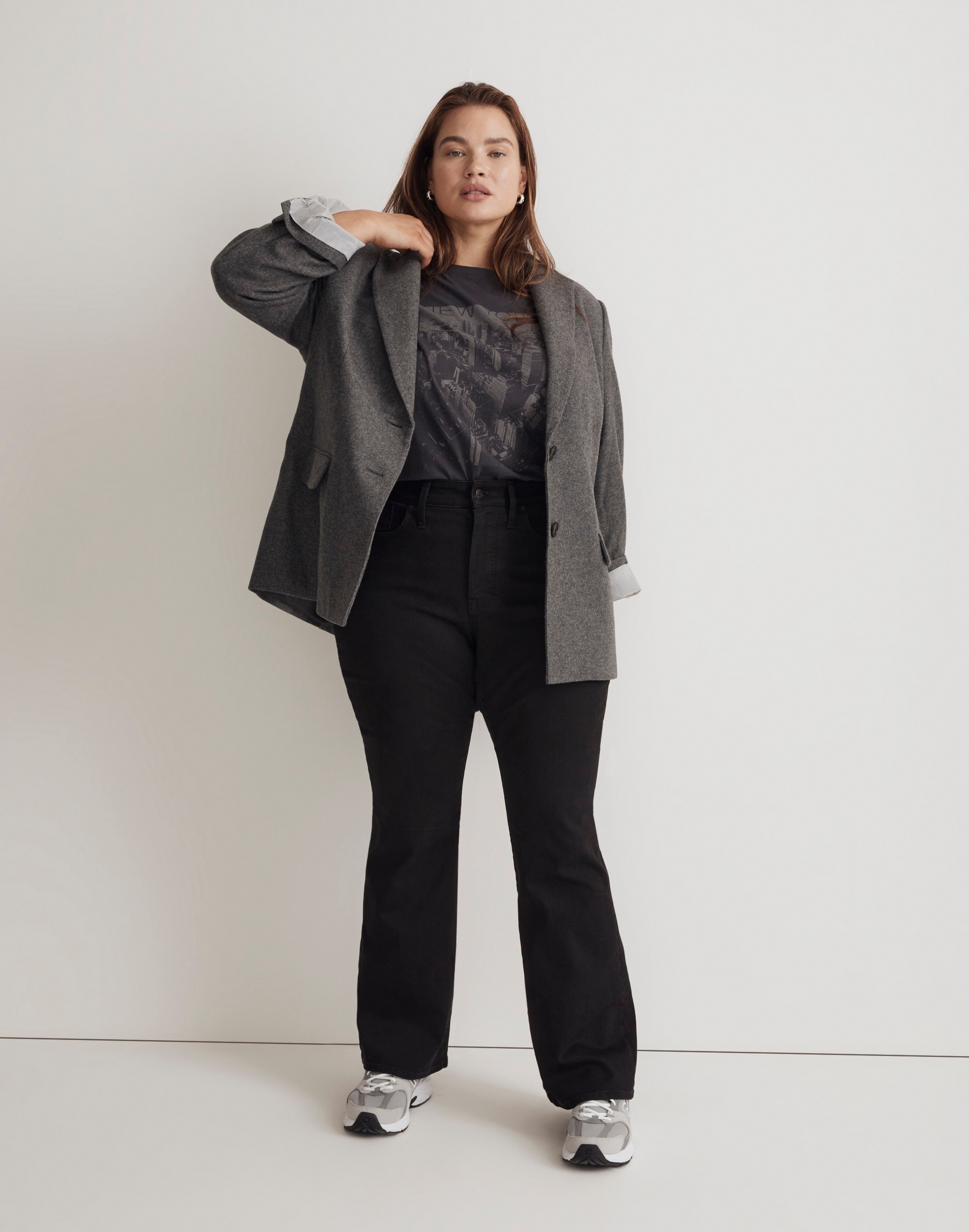 The Plus Marled Bedford Oversized Blazer | Madewell